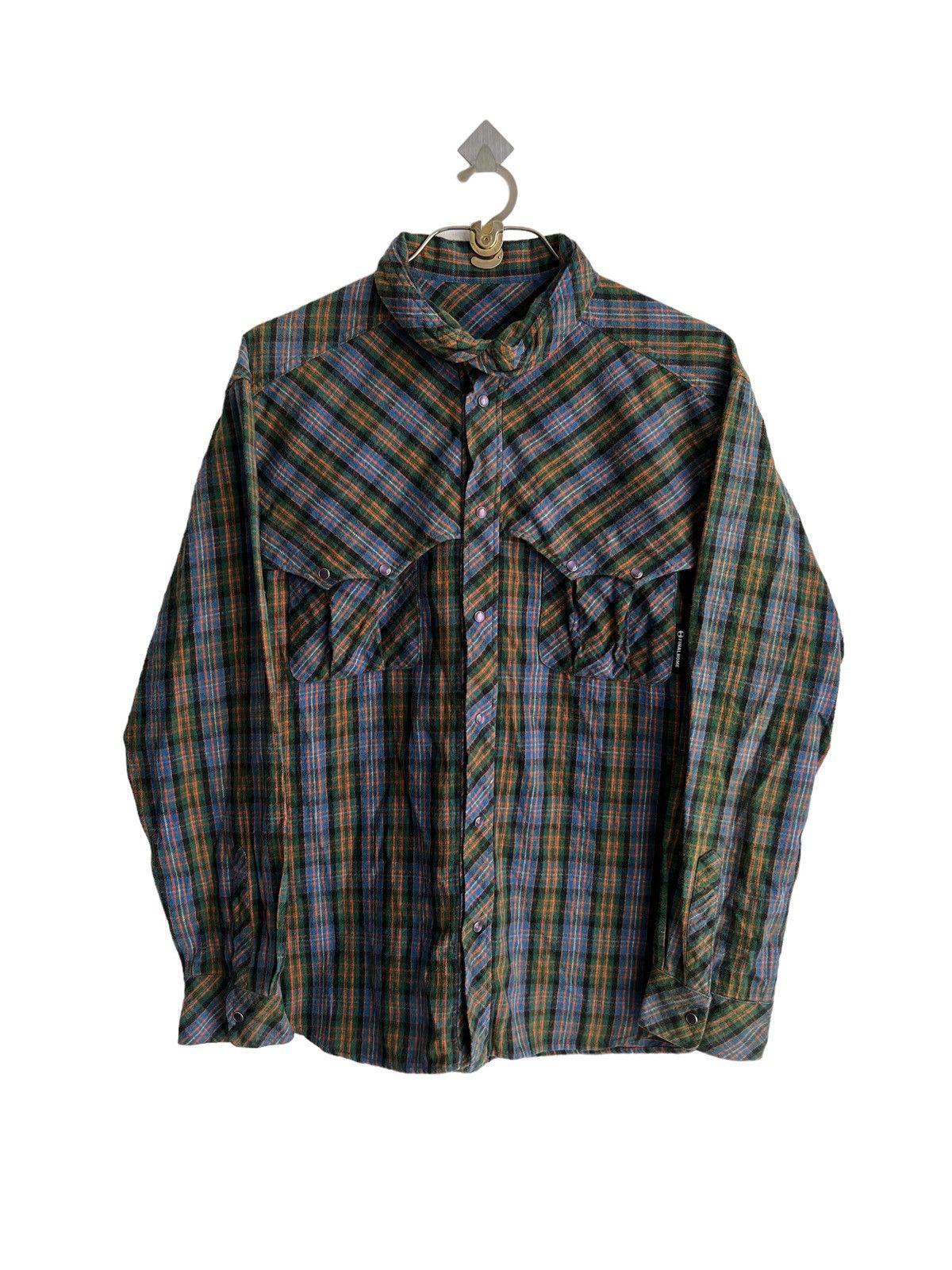 Final Home Kosuke Tsumura Psychedelics Plaid Flannel Shirt