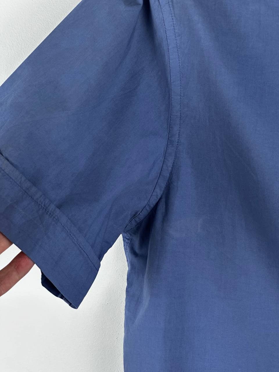 Designer OSKA Luxury Short Sleeve Shirt Blue Size US L / EU 52-54 / 3 - 7 Thumbnail