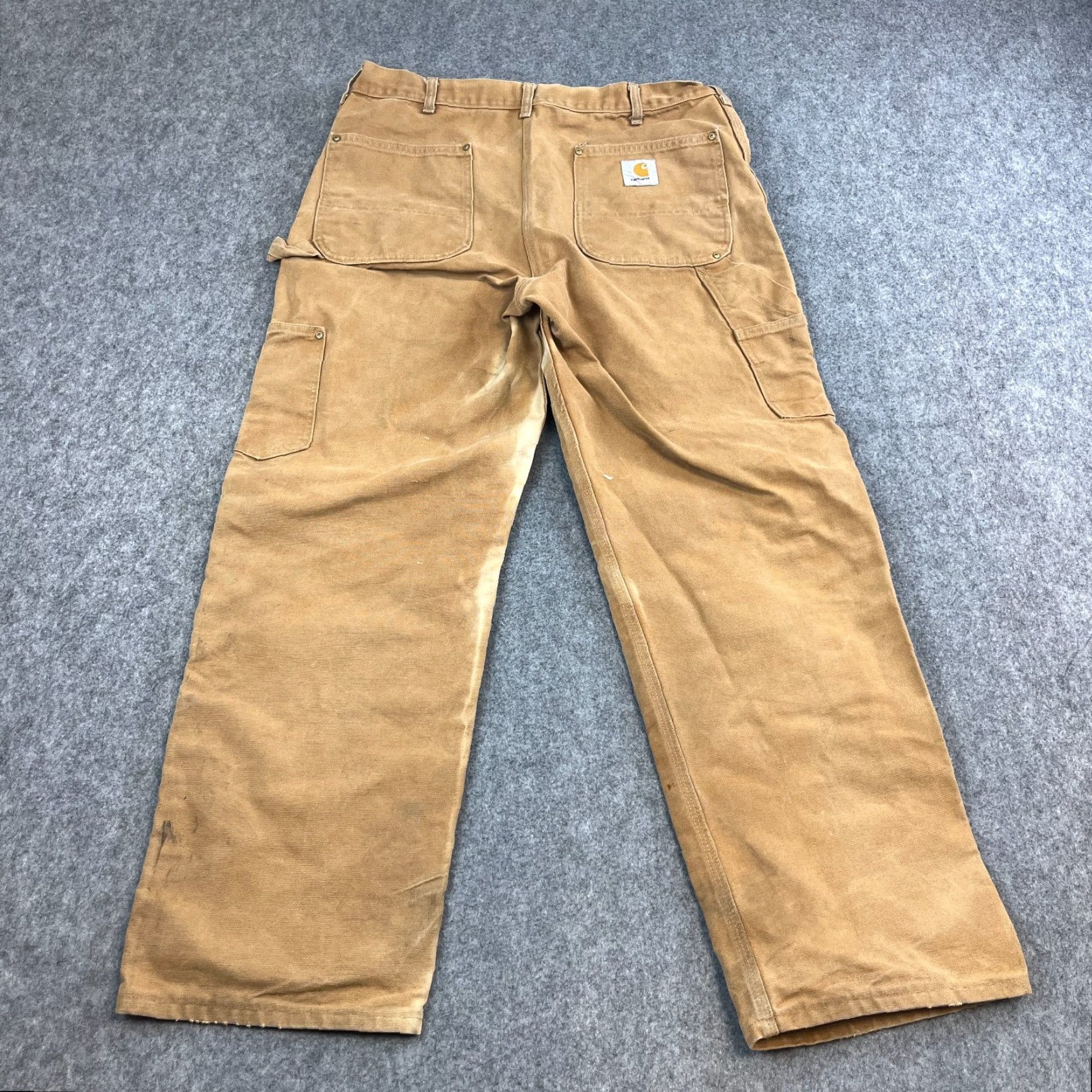 Carhartt Vintage Carhartt Mens Jeans Relaxed Baggy Carpenter 34 32 Double Knee Canvas USA Jeans Mens 34 Size US 34 / EU 50 - 2 Thumbnail