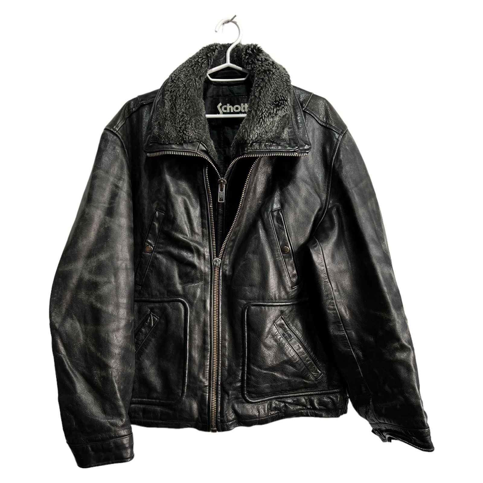 Schott × Vintage Vintage 80s SCHOTT N.Y.C Suede Leather