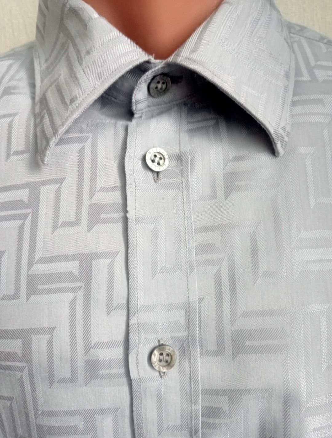 Versace Versace Classic Monogram Vintage Shirt Size US L / EU 52-54 / 3 - 4 Thumbnail