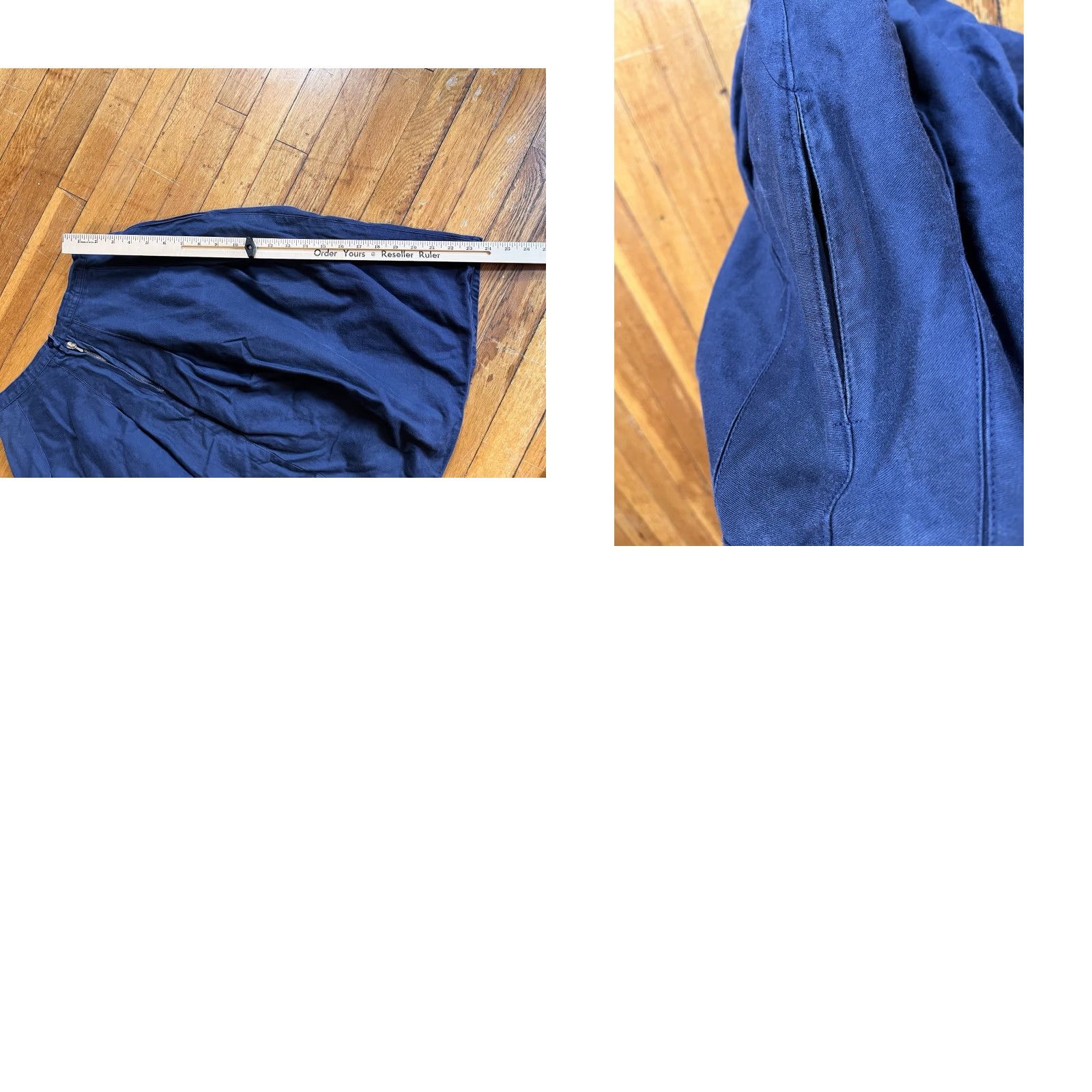 Vintage VINTAGE Katharine Hamnett High Waist Pleated Midi Skirt Women’s Large Blue Skirt Size 36" / US 14 / IT 50 - 8 Thumbnail