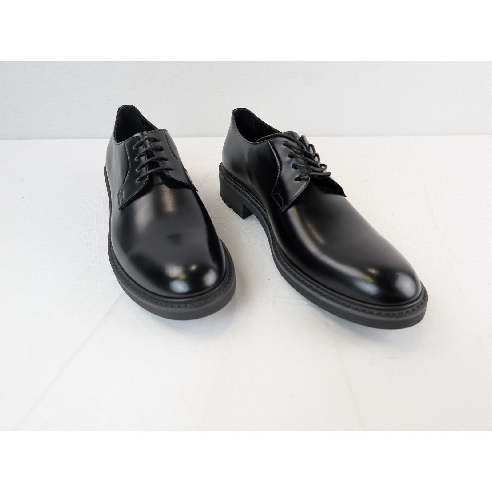 Saint Laurent Paris o1rshd1 New Bourbon Antoine Sandy 25 PL V Shoe Boots in Nero Size US 12 / EU 45 - 6 Thumbnail