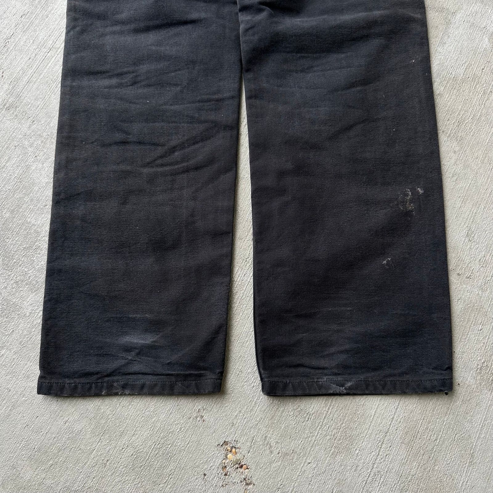 Vintage Carhartt black double knee work wear carpenter pants