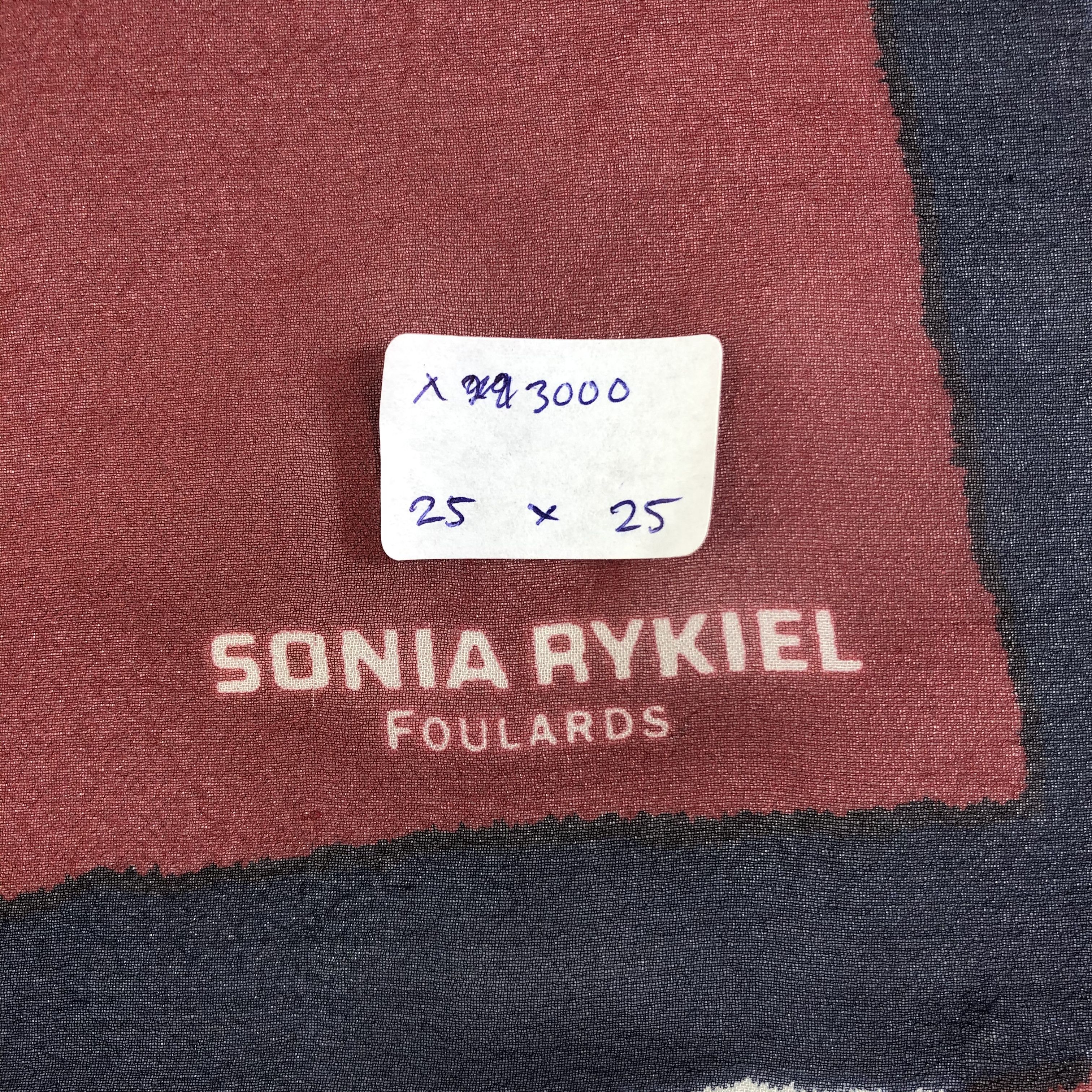 Sonia Rykiel × Vintage Vintage Sonia Rykiel Silk Scarf Size ONE SIZE - 7 Thumbnail