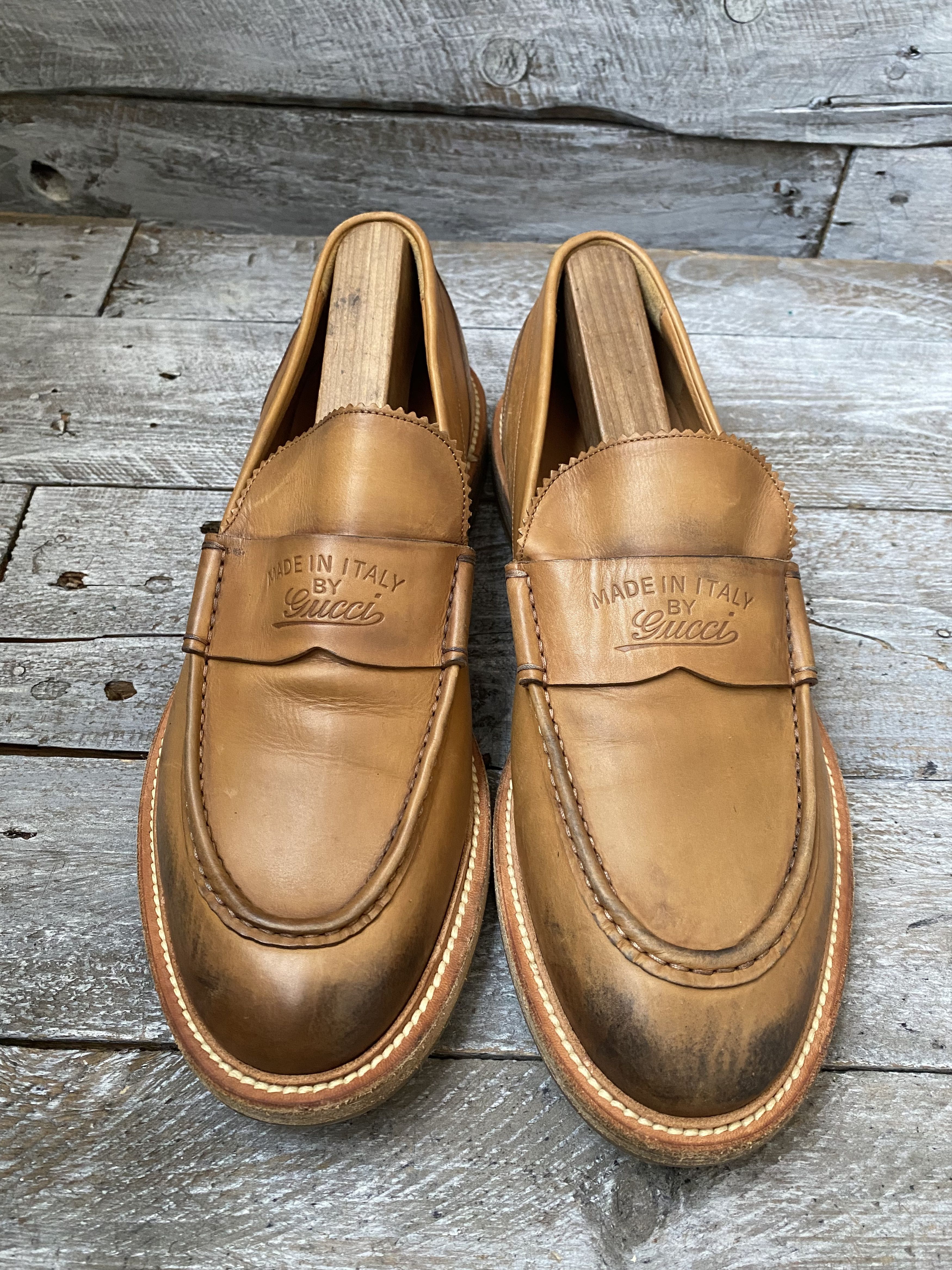 Gucci Gucci penny leather loafers uk 9 Size US 10 / EU 43 - 2 Thumbnail