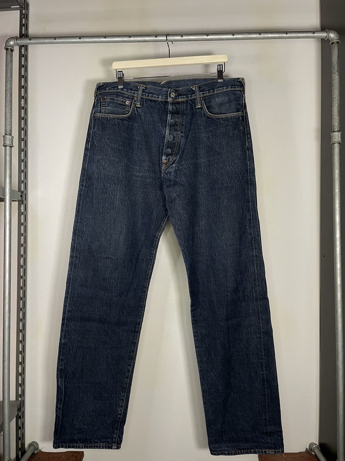 image of Evisu Vintage Jeans in Blue, Men's (Size 38)