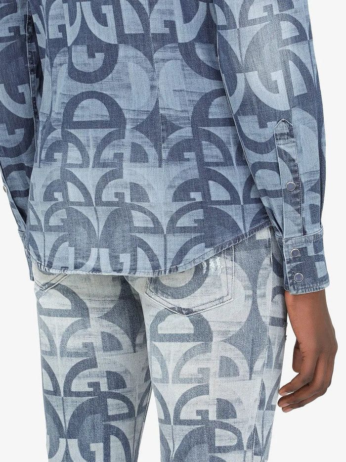 Dolce & Gabbana o1y0125 Denim Shirt in Blue Size US M / EU 48-50 / 2 - 4 Thumbnail