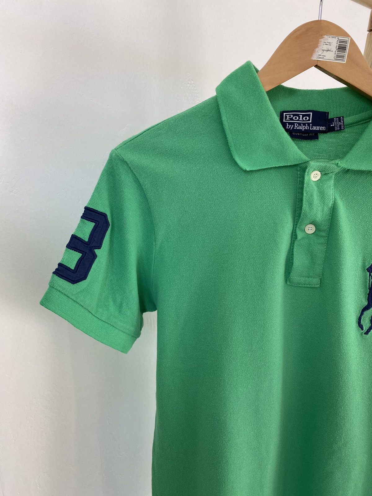 Polo Ralph Lauren Vtg Polo Ralph Lauren Big Pony Logo Rugby Polo Shirt Size US L / EU 52-54 / 3 - 4 Thumbnail