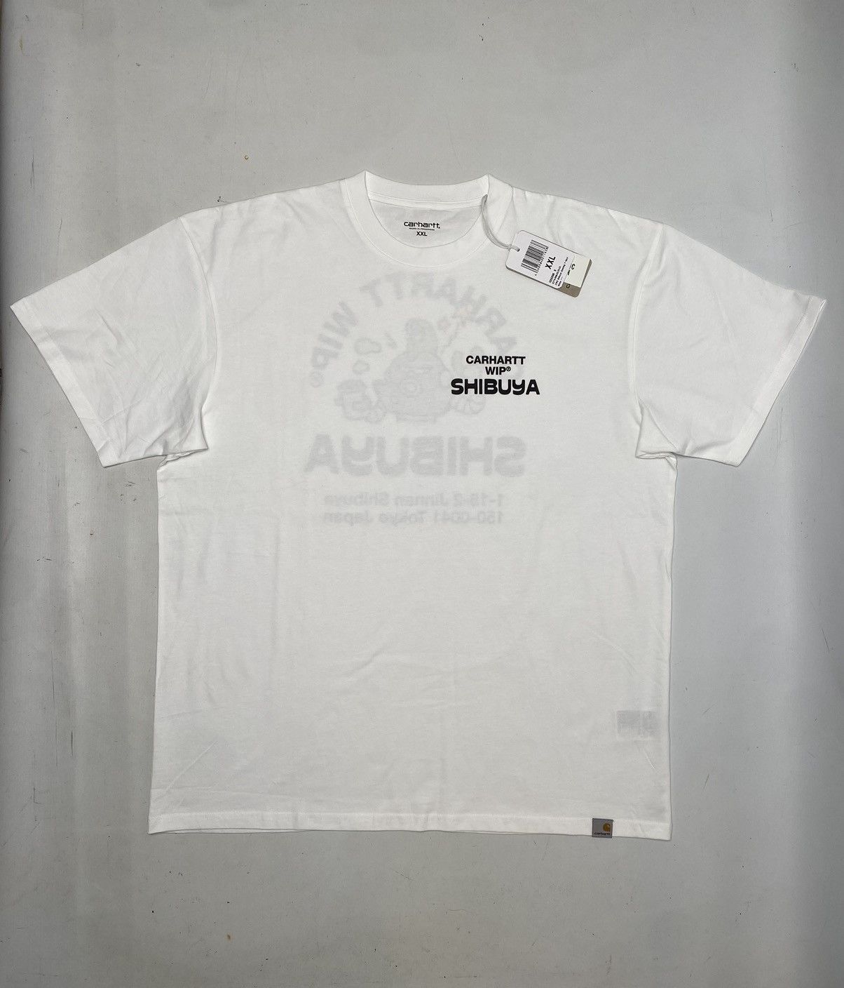 Carhartt Wip Carhartt Wip Open Store Shibuya T-shirt size XXL white new Size US XXL / EU 58 / 5 - 11 Thumbnail