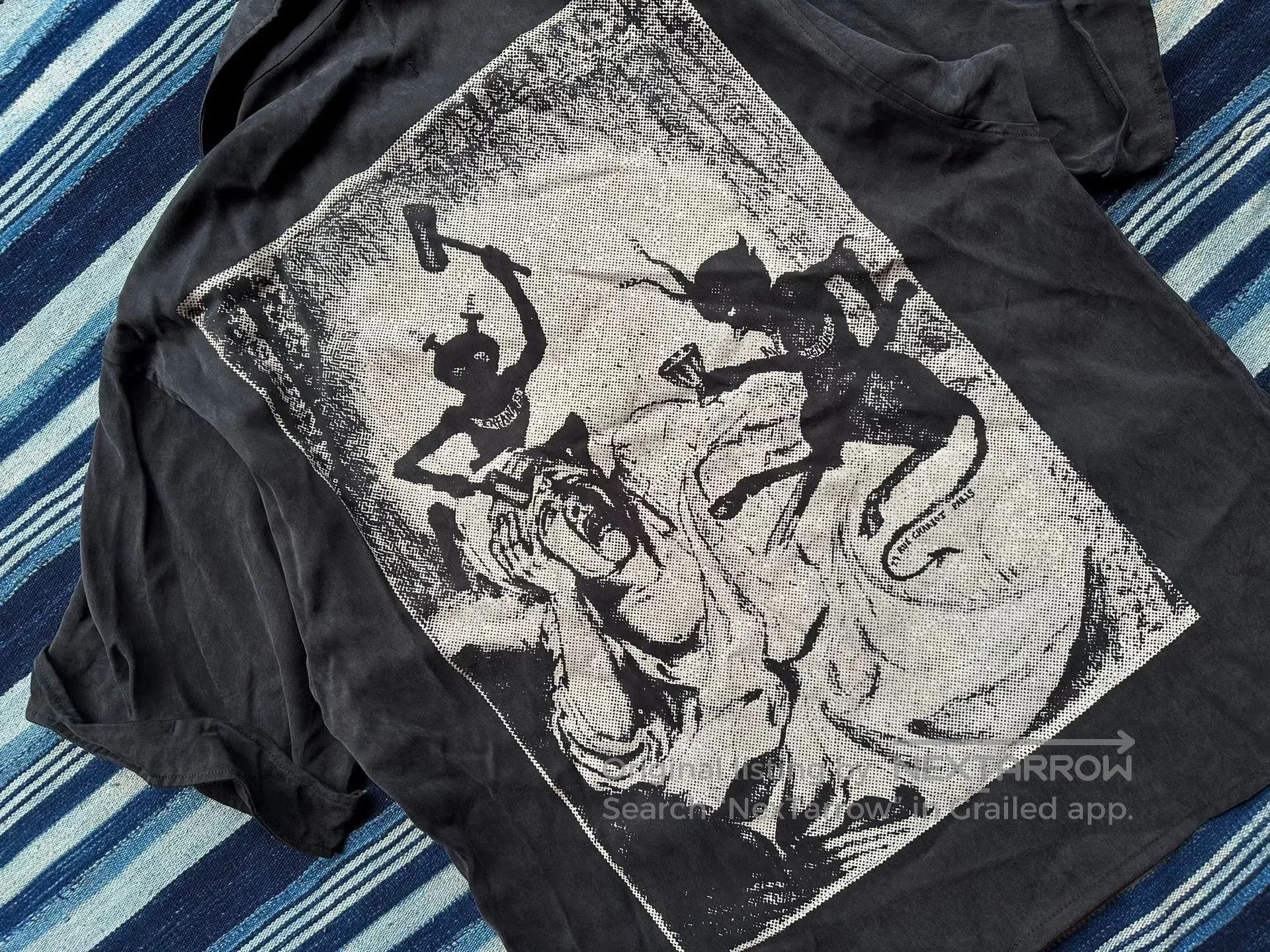 Enfants Riches Deprimes black and white graphic short sleeve shirt. Size US S / EU 44-46 / 1 - 5 Thumbnail