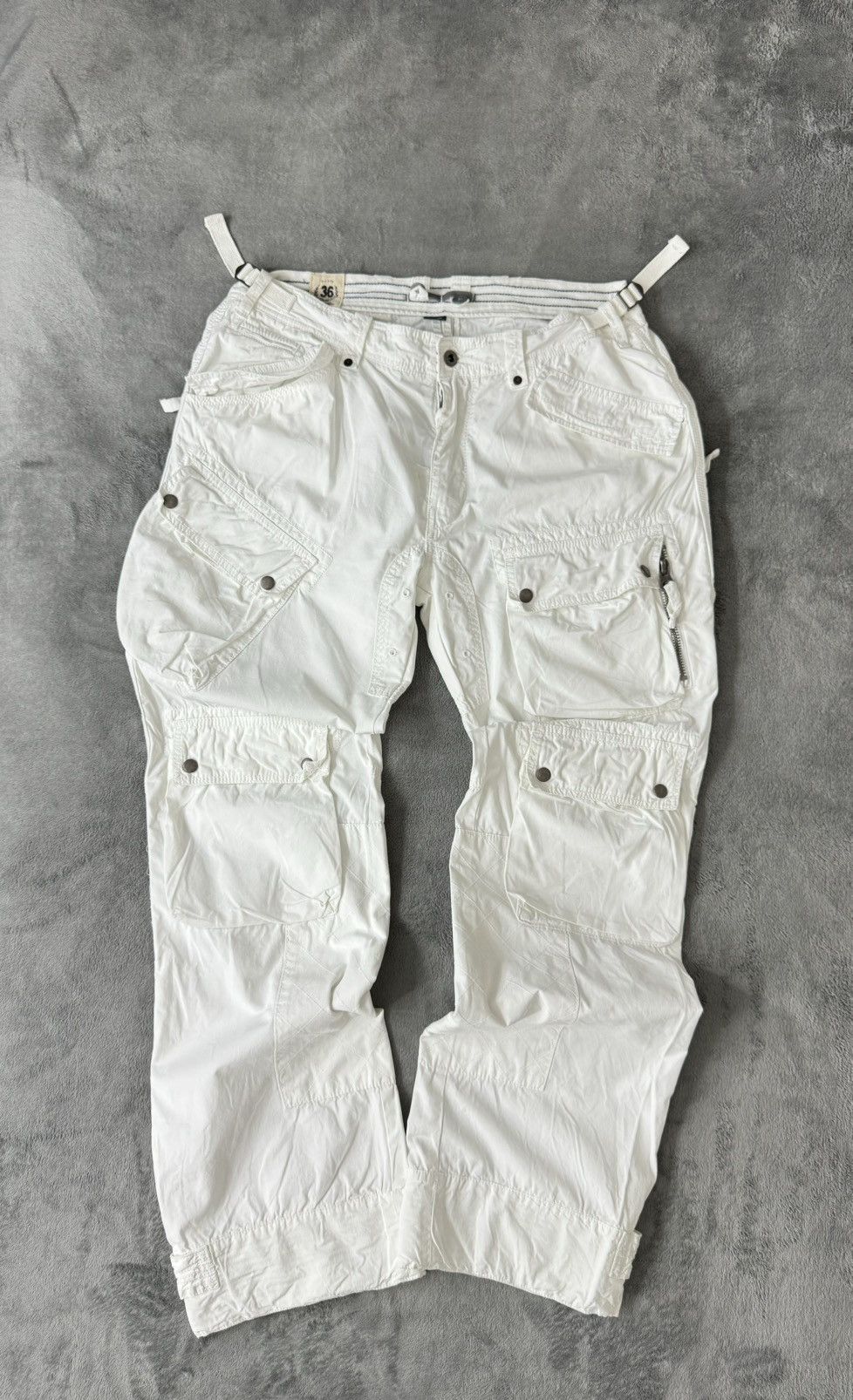 image of Polo Ralph Lauren Polo Rl Cargo Pants in White, Men's (Size 36)