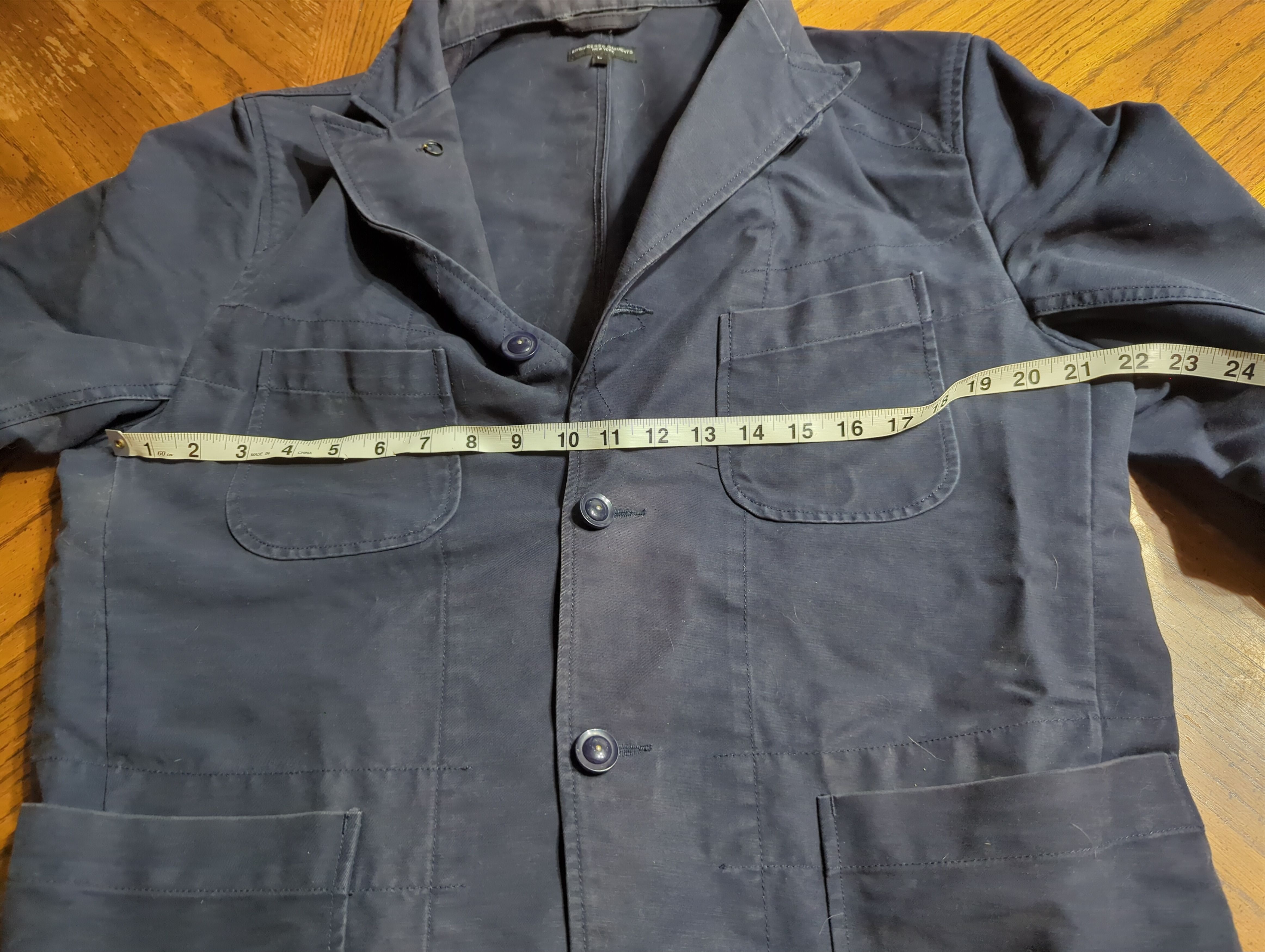Engineered Garments Engineered Garments Bedford Jacket Navy Canvas Size US L / EU 52-54 / 3 - 4 Thumbnail