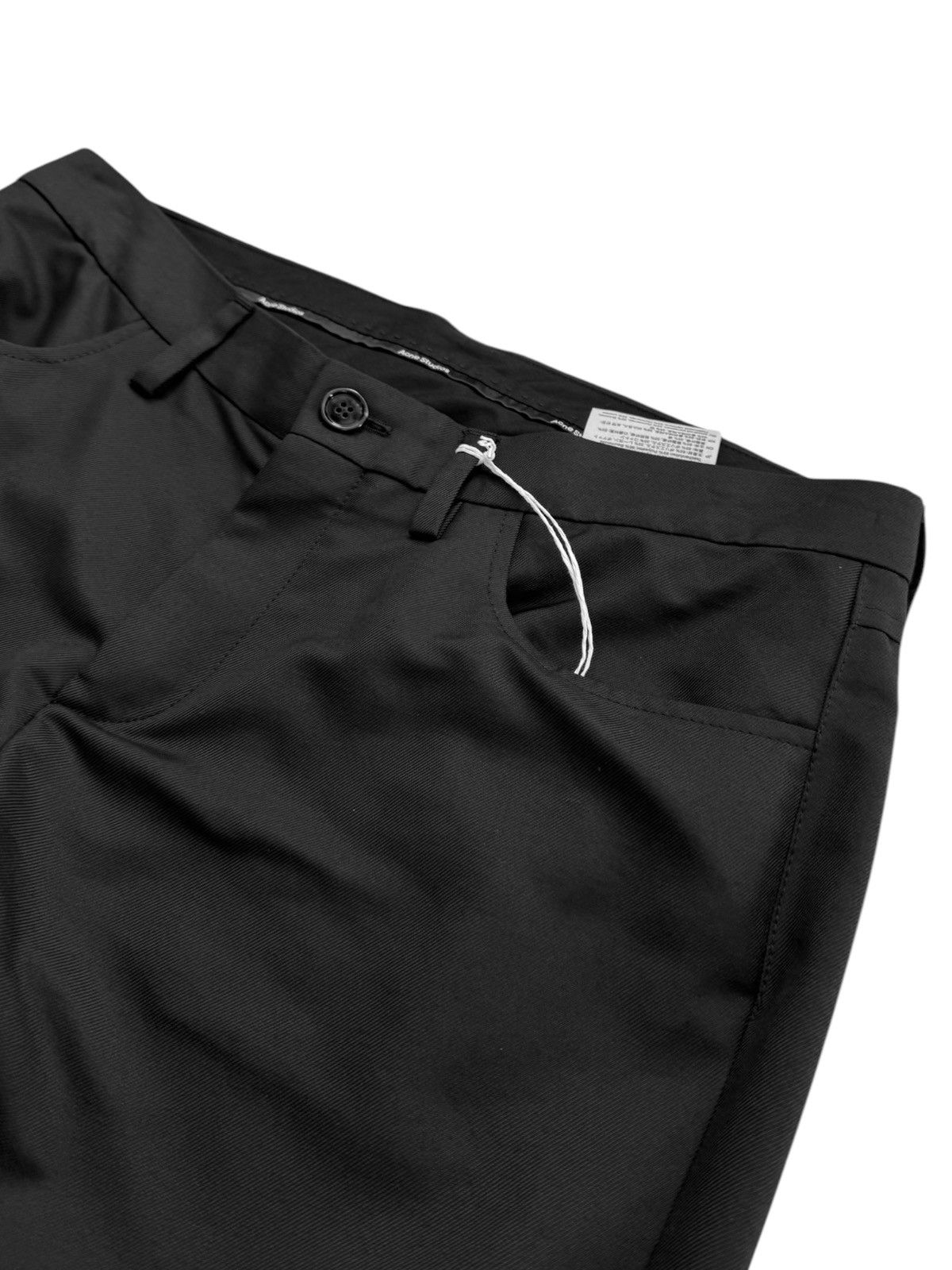 Acne Studios Ruffle Stacks Black Trouser Size US 32 / EU 48 - 7 Thumbnail