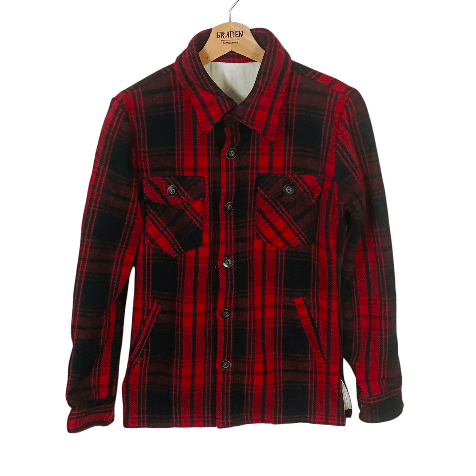 If Six Was Nine Virtue & Vice Wool Button ifisixwasnine lgb Jacket Size US S / EU 44-46 / 1 - 2 Thumbnail