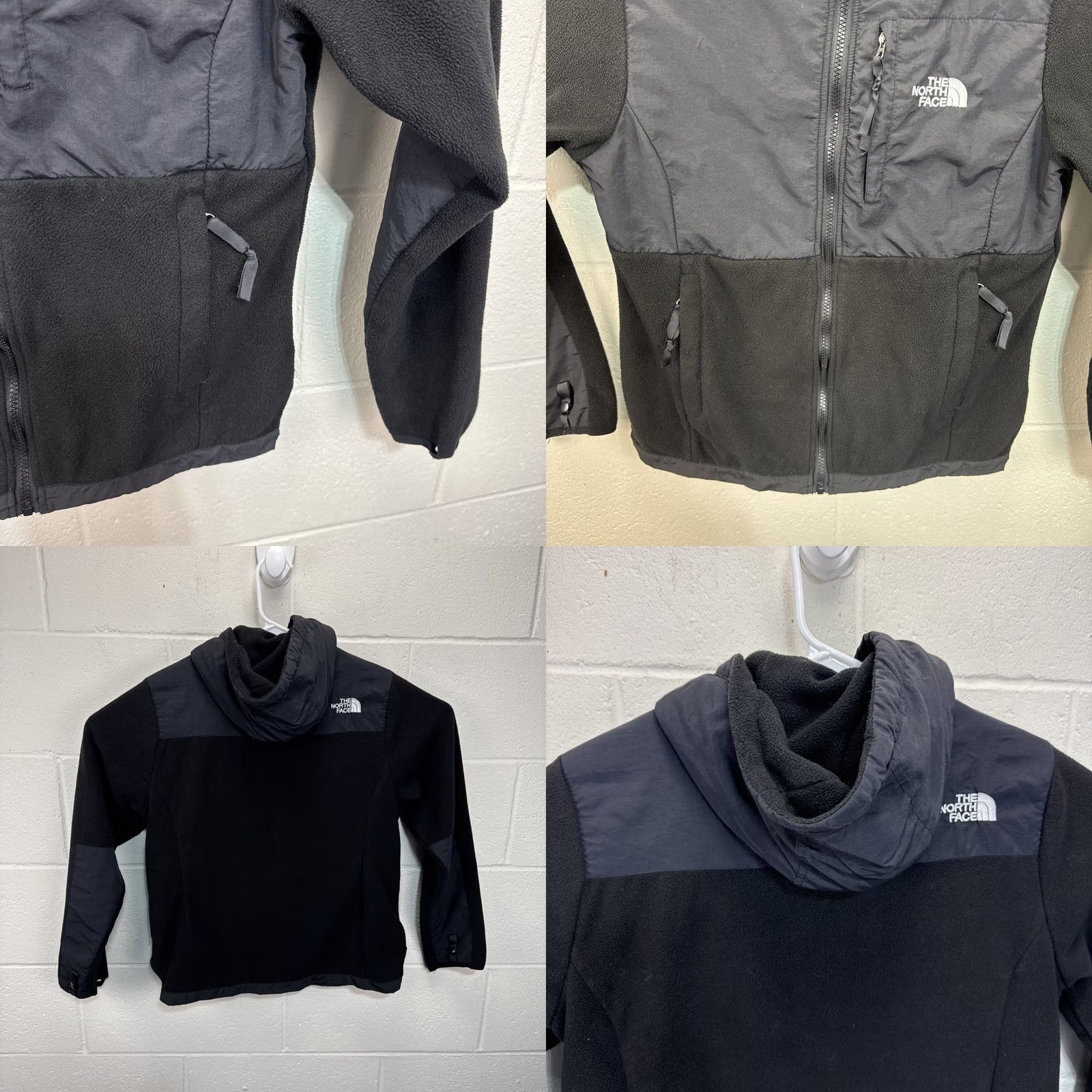 The North Face The North Face Denali Hooded Full Zip Jacket Women’s Medium Black Fleece Jacket Size M / US 6-8 / IT 42-44 - 8 Thumbnail