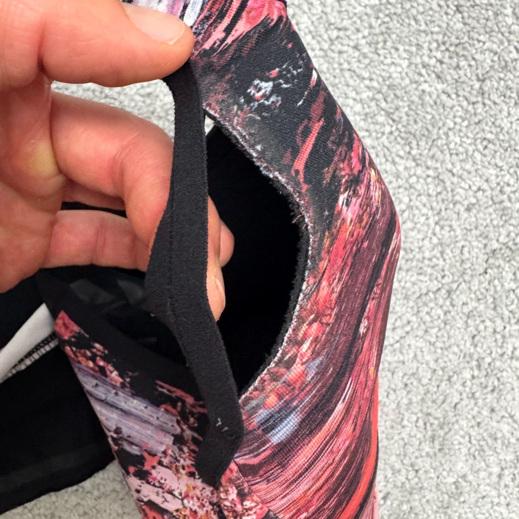 Lululemon Lululemon Energy Blooming Pixie Abstract Padded Sports Bra 8 Racerback Multicolor Breathable Medium Support Womens Size ONE SIZE - 6 Thumbnail