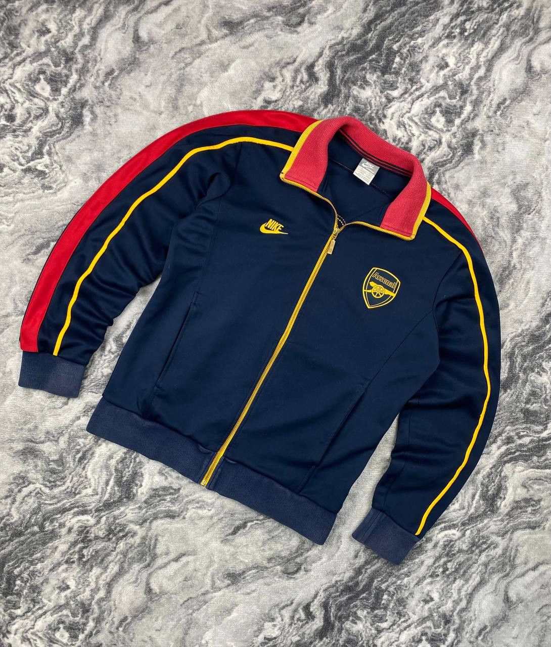Nike Nike Arsenal 2008 2009 Football Track Jacket Jersey Men Size US M / EU 48-50 / 2 - 1 Thumbnail