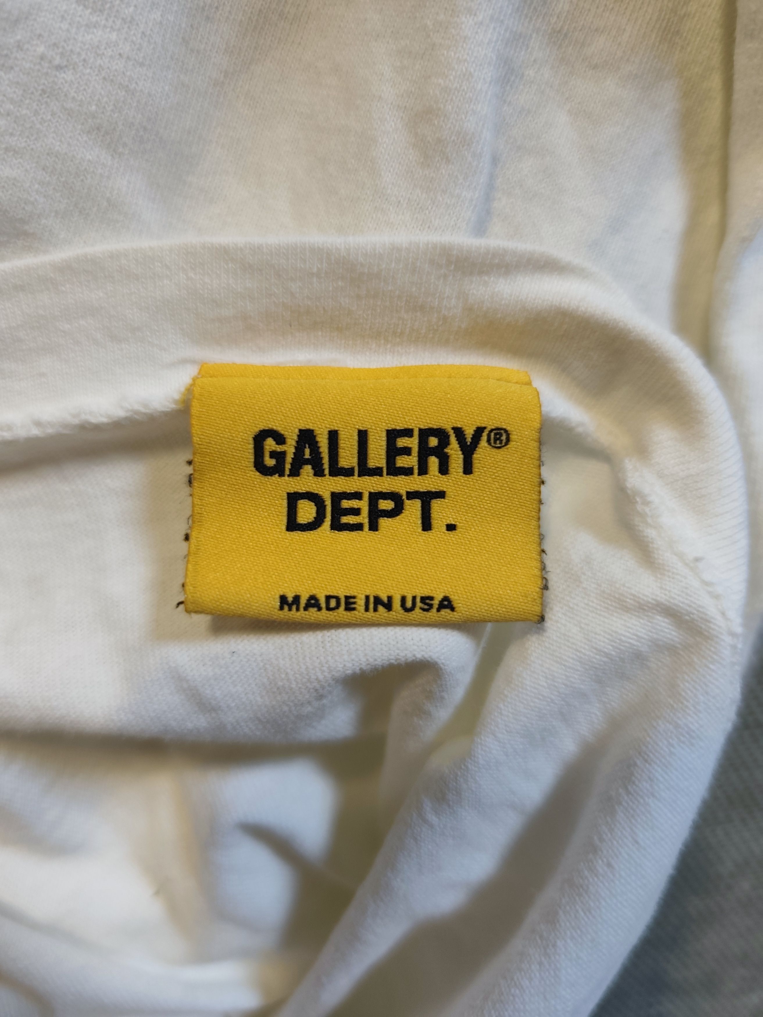 Gallery Dept. Gallery Dept. "Dépt. de la Galerie" French Logo Tee White Size US XL / EU 56 / 4 - 9 Thumbnail