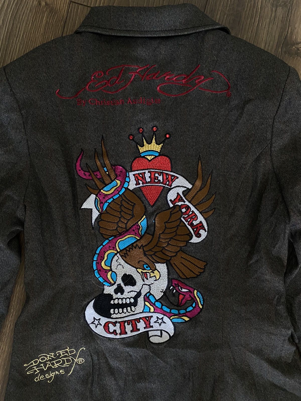Christian Audigier × Ed Hardy blazer Ed Hardy by Christian
