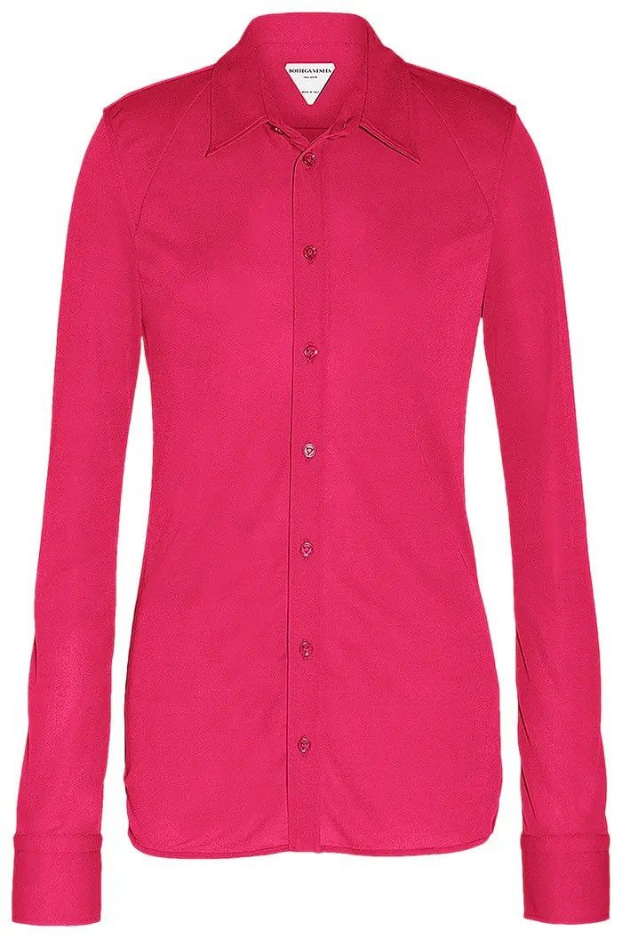 Bottega Veneta BNWT $1500 Bottega Veneta red blouse see through shirt Size M / US 6-8 / IT 42-44 - 2 Thumbnail