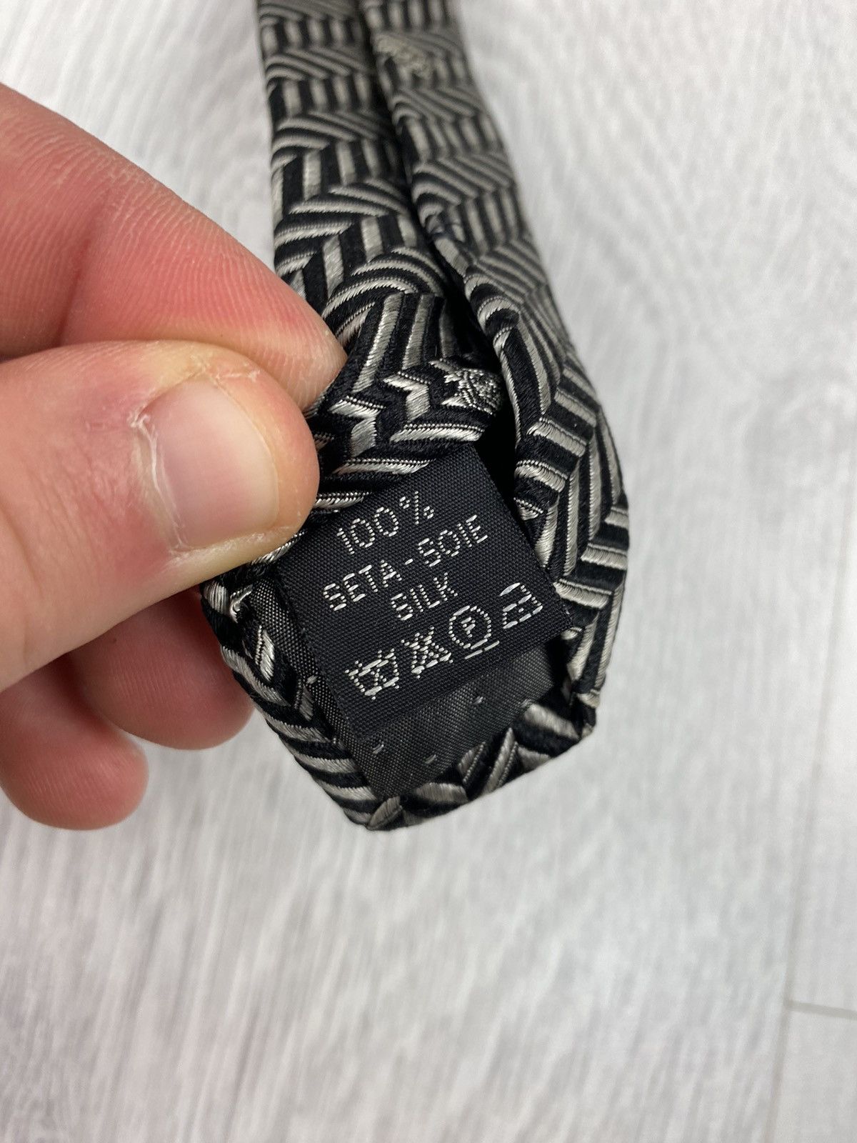 Versace Vintage Gianni Versace Silk Tie Medusa Print Made in Italy Size ONE SIZE - 6 Thumbnail