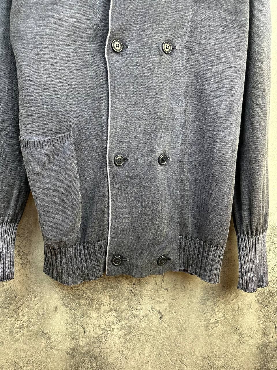 Diesel Diesel Avant-Garde Double Breasted Jacket Hoodie Washed Blue Size US M / EU 48-50 / 2 - 9 Thumbnail