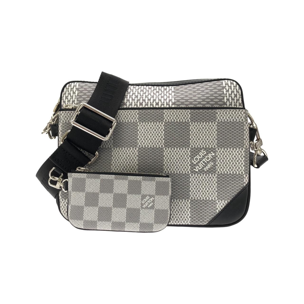 Louis Vuitton Louis Vuitton Louis Vuitton Damier Graphite 3D Messenger Bag Textile Shoulder Bag N50027 DUTY FREE for USA Size ONE SIZE - 1 Thumbnail