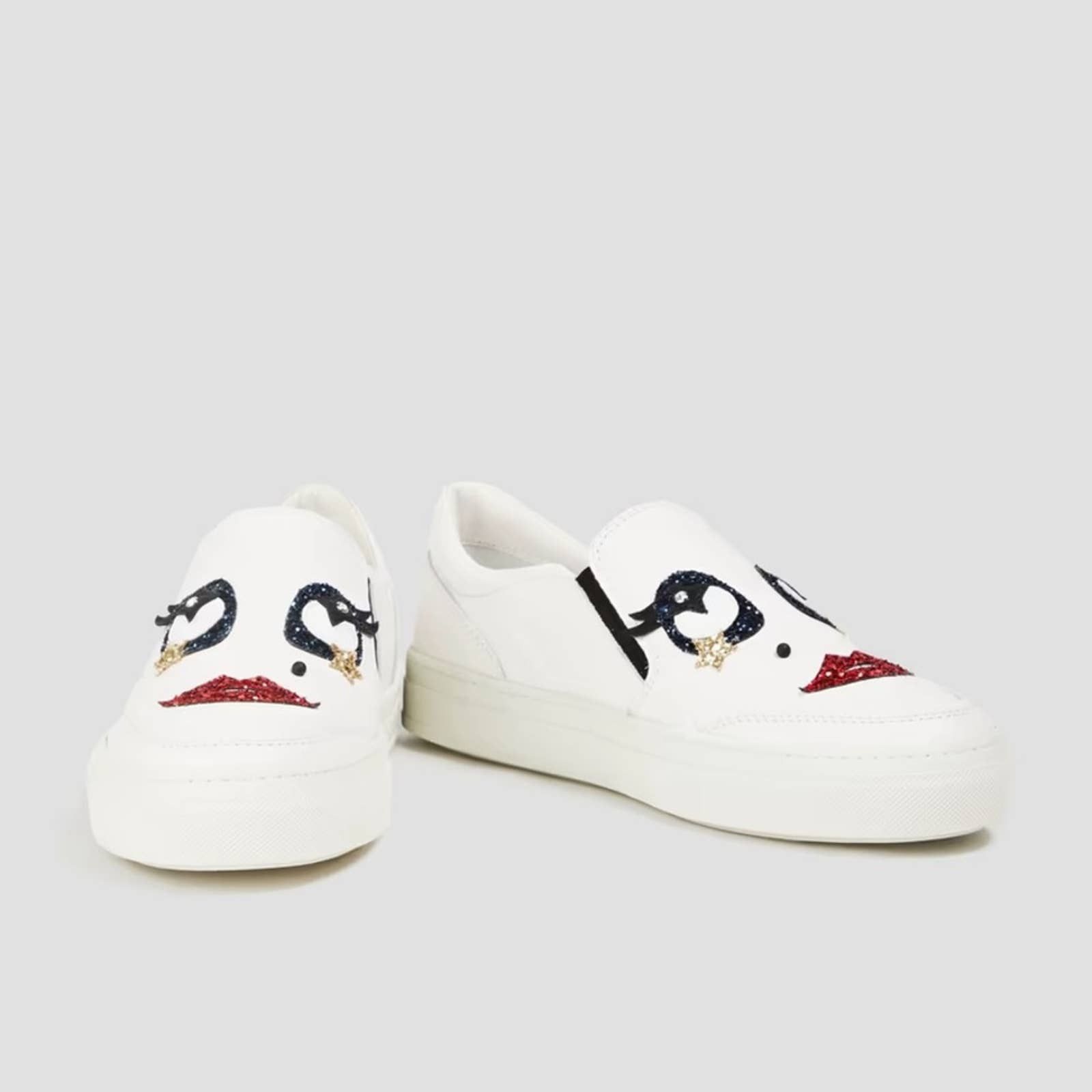 image of Tods Tod’S Leather Sneakers White Circus Collection Size 5.5, Women's