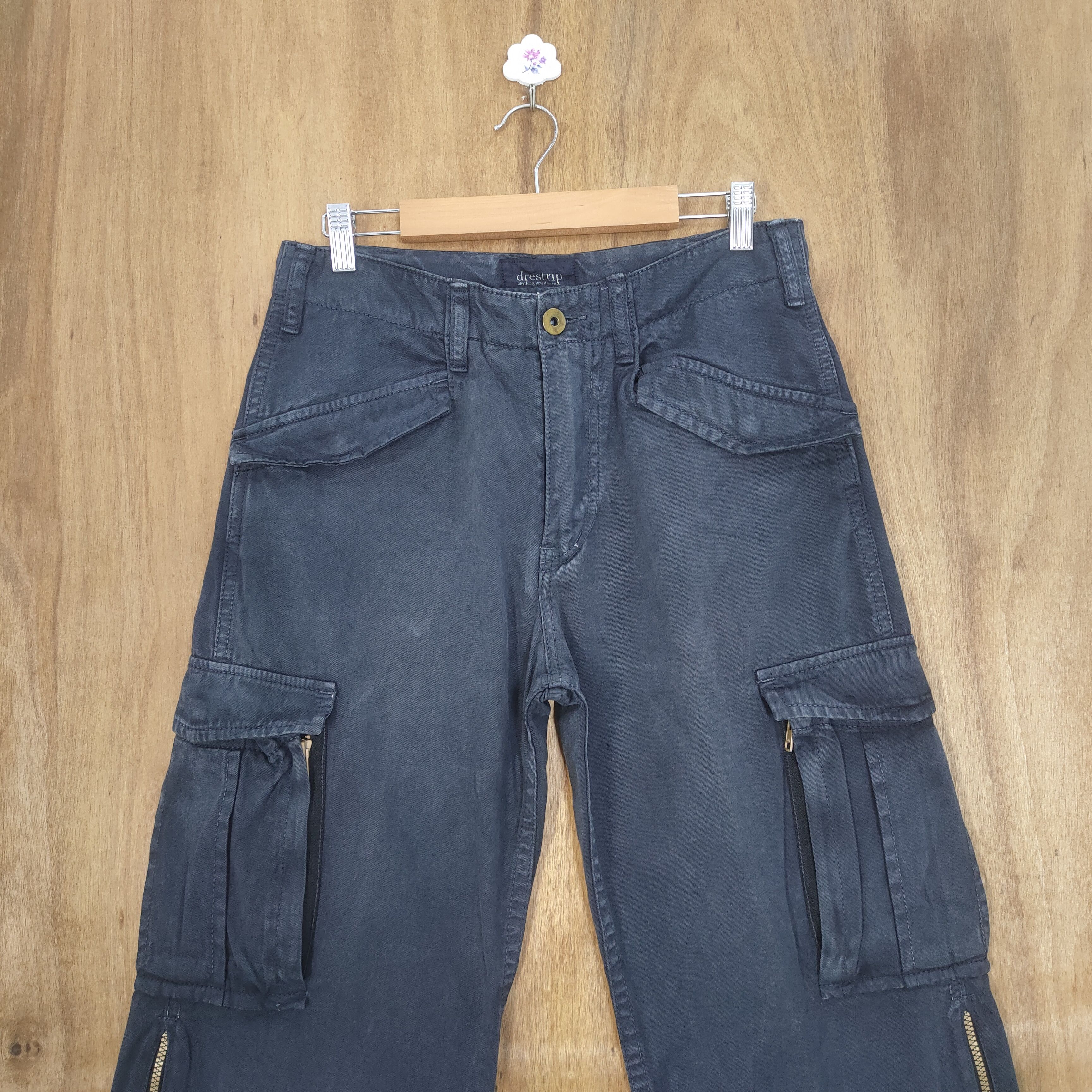 Japanese Brand VINTAGE DESTRIP BONDAGE CARGO PANTS Size US 30 / EU 46 - 4 Thumbnail