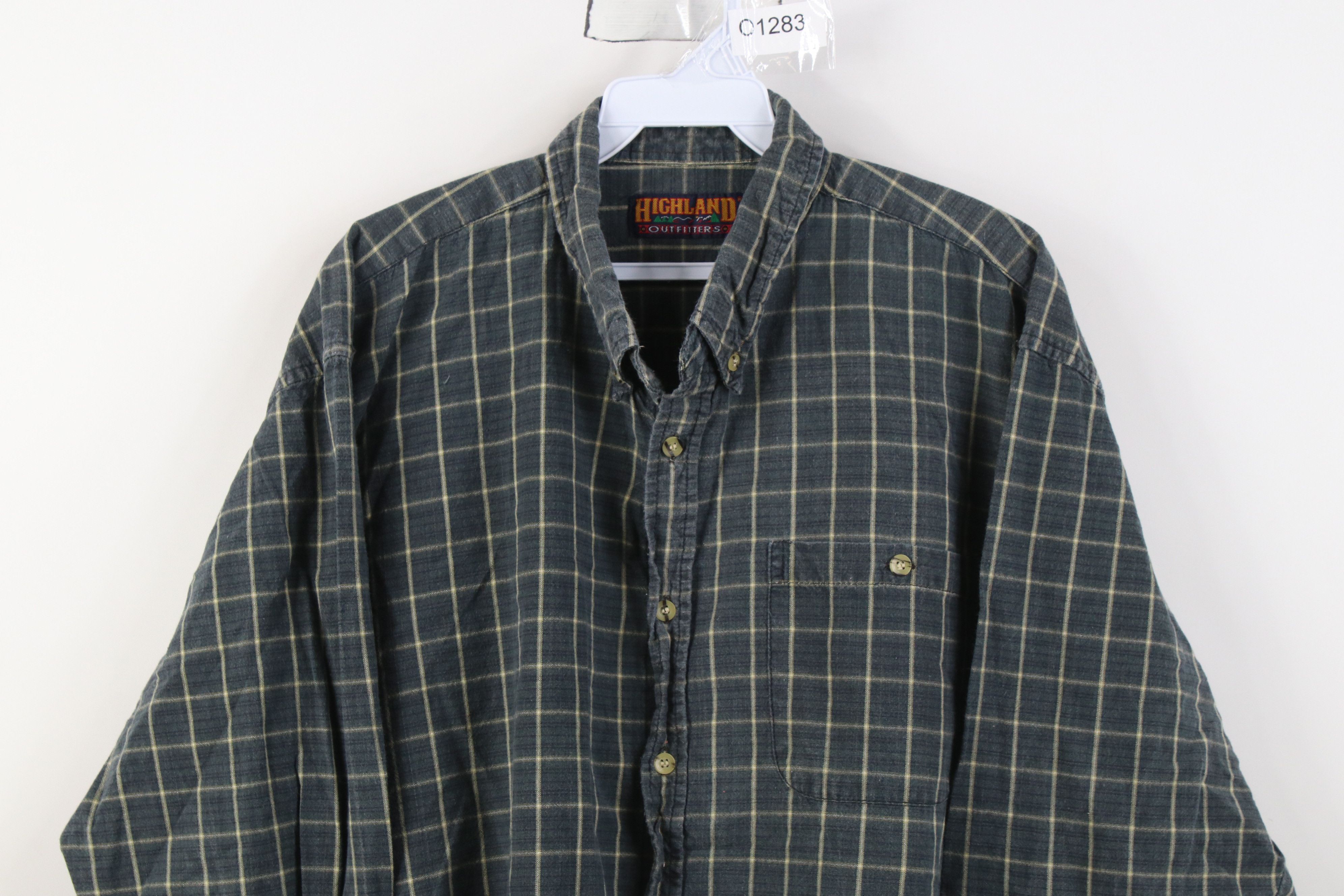 Vintage Vintage 90s Streetwear Collared Button Down Shirt Plaid Size US XL / EU 56 / 4 - 2 Thumbnail