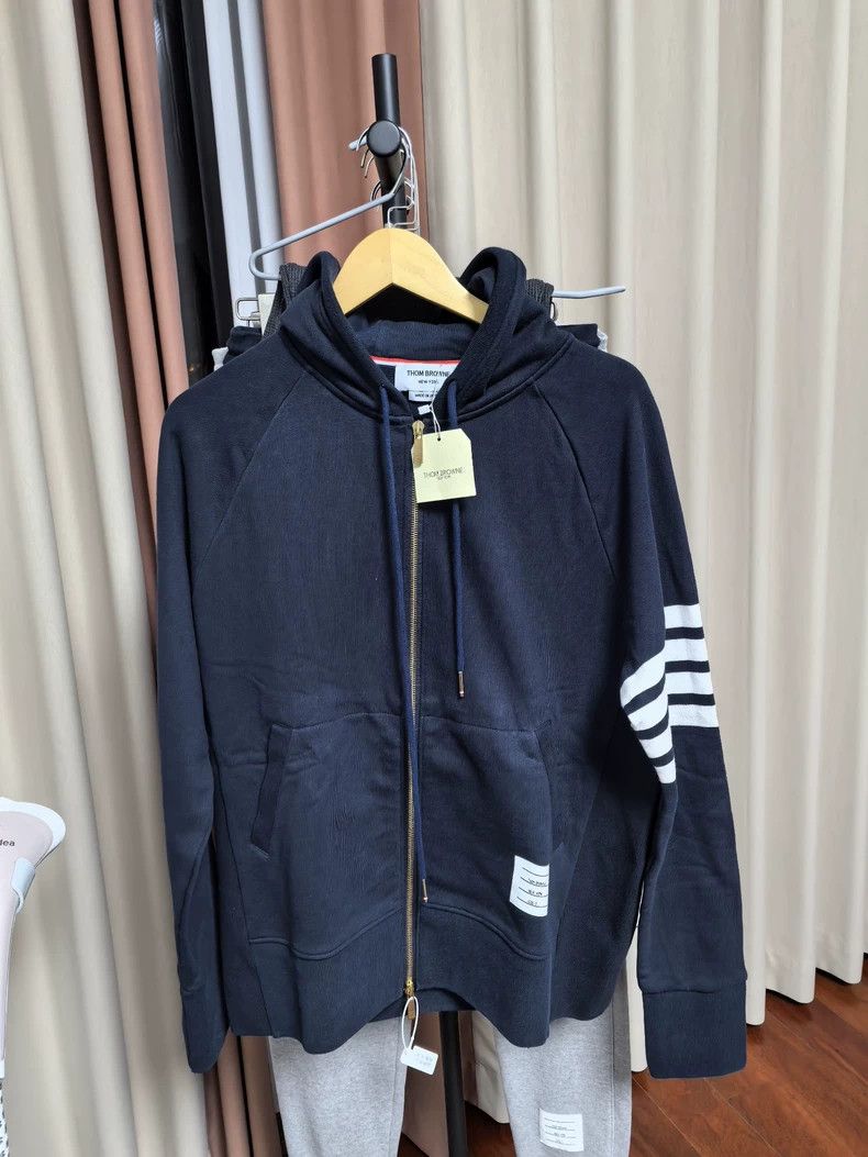 Thom Browne thom browneClassic hooded sweatshirt jacket 2503-Nextarrow Size US XXL / EU 58 / 5 - 1 Thumbnail
