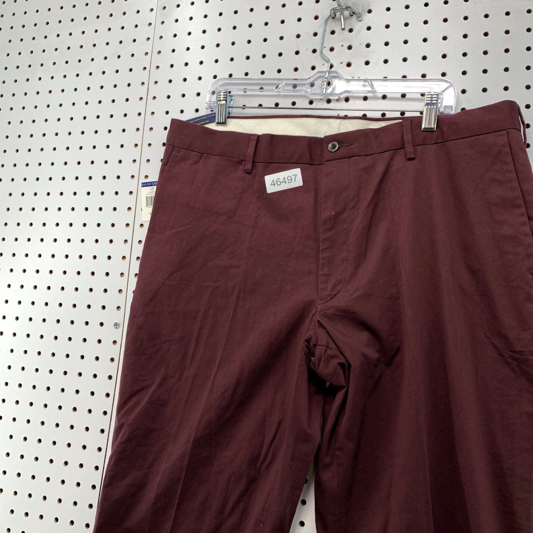 Polo Ralph Lauren Polo Ralph Lauren Chino Pants Mens 36x30 Maroon Red Classic Fit (Polo Ralph Lauren) Size US M / EU 48-50 / 2 - 4 Thumbnail