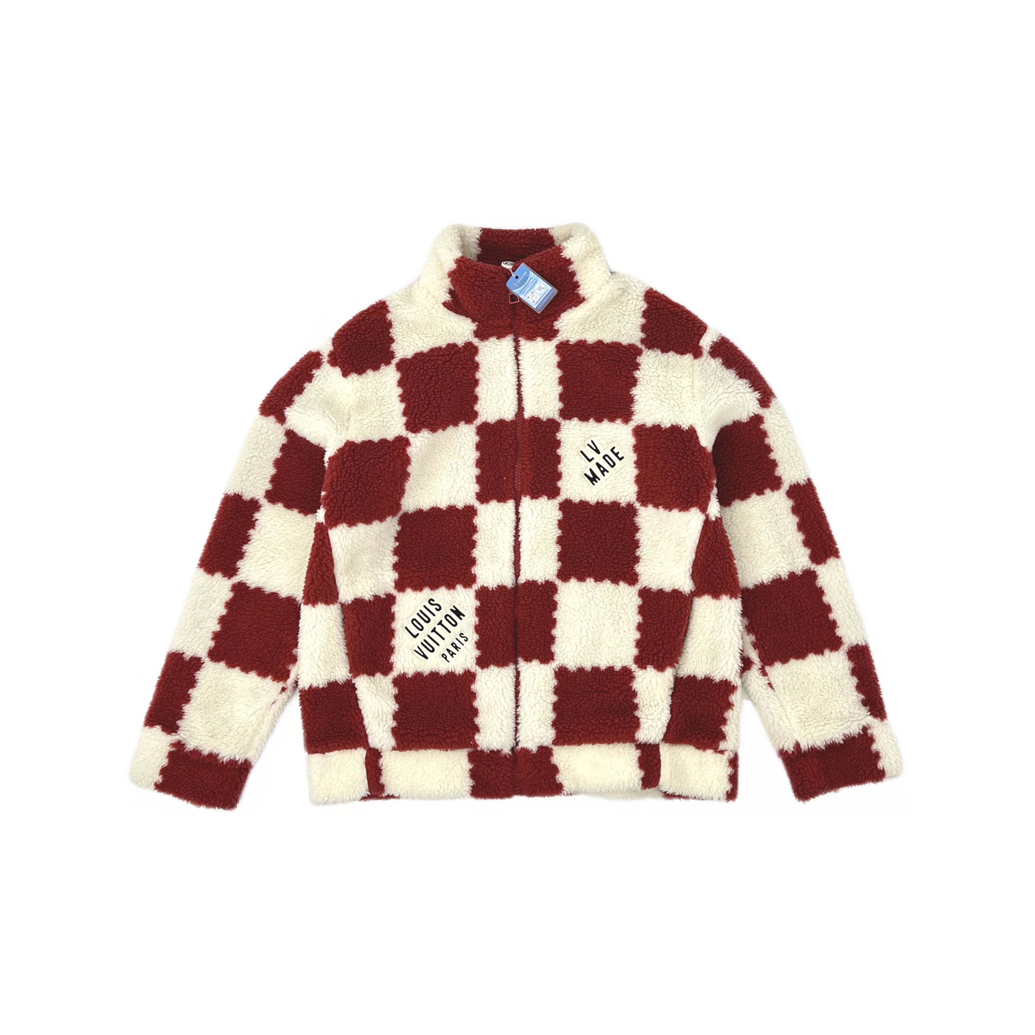 Louis Vuitton Louis Vuitton x Nigo Damier Fleece Jacket 4L Size US XXL / EU 58 / 5 - 1 Thumbnail