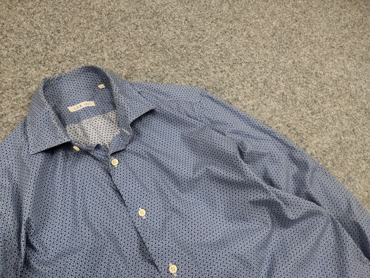 L.B.M. 1911 l.b.m. 1911 Design Light blue button-down long sleeves Shirt Size US M / EU 48-50 / 2 - 7 Thumbnail