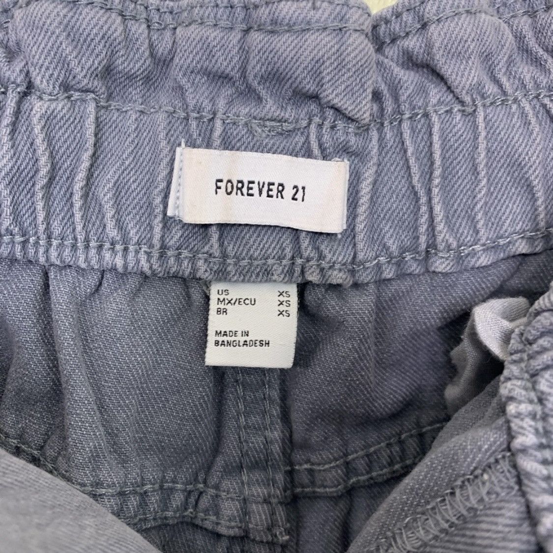 Forever 21 Forever 21 Blue High Waist Paperbag Belted Shorts Size XS Size 24" / US 00 / IT 34 - 9 Thumbnail