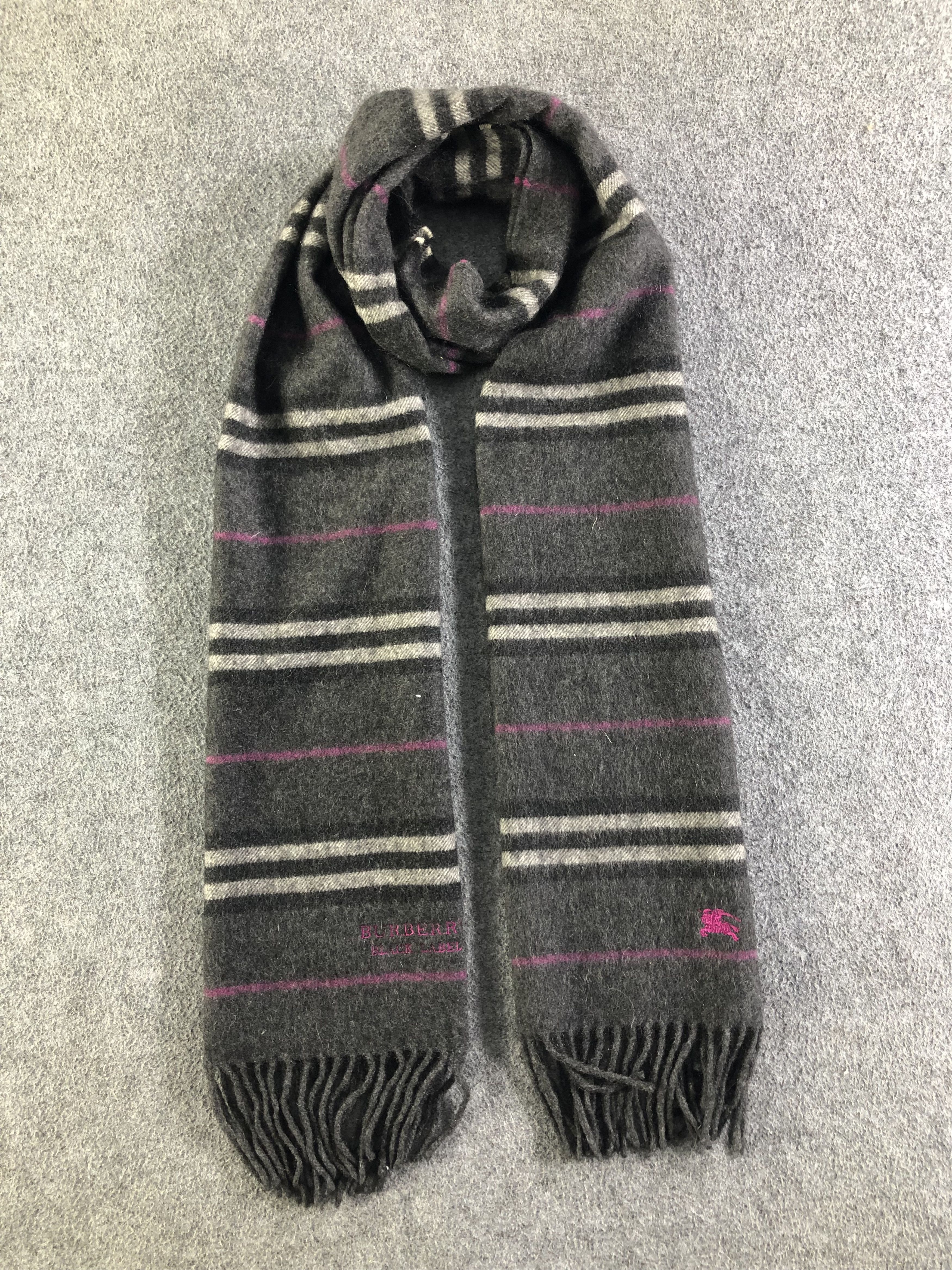 Burberry Black Label Scarf Muffler Neckwear SS1315