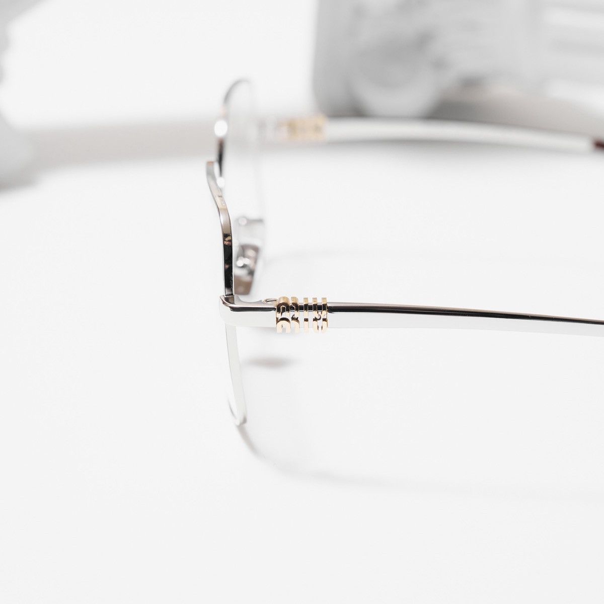 Miu Miu MIU MIU 0MU 51YV 1BC1O1 GLASSES Size ONE SIZE - 3 Thumbnail
