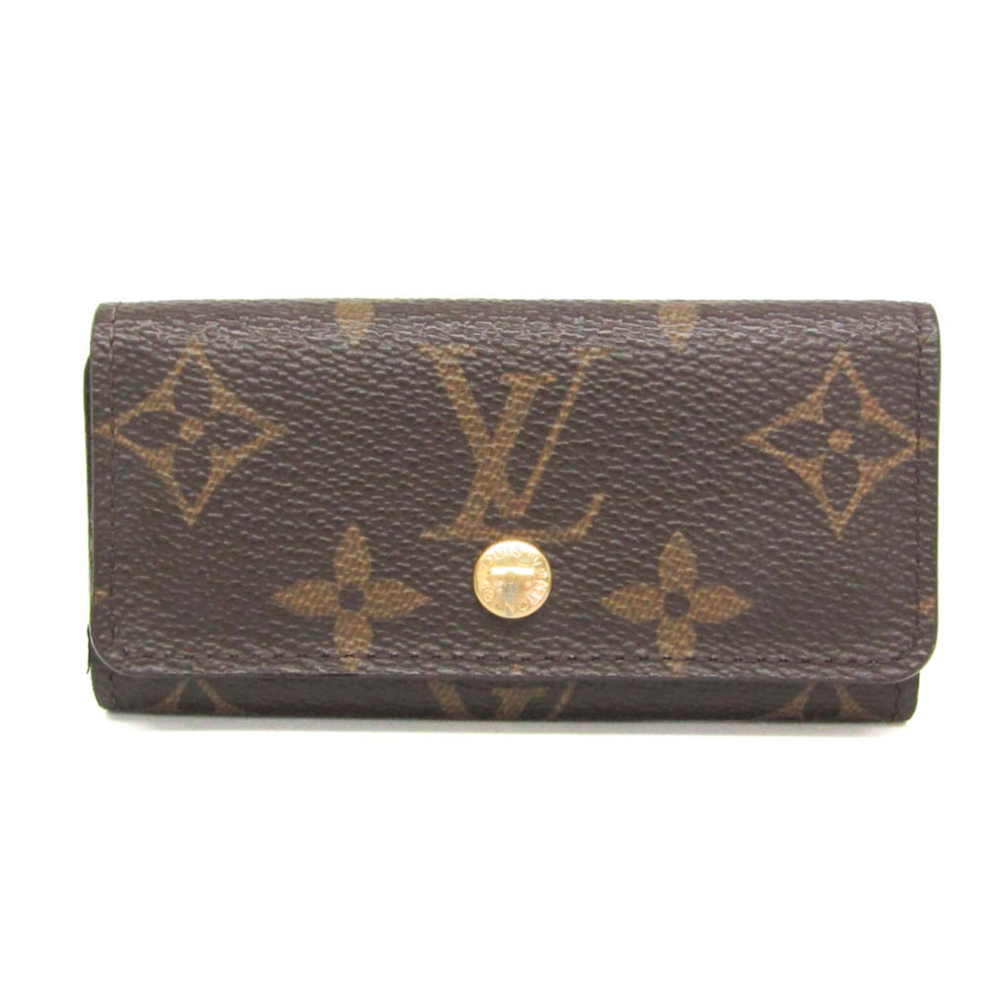 Louis Vuitton Louis Vuitton Monogram 4 Key Holder M62631 Men,Women Monogram Key Case Brown Size ONE SIZE - 1 Thumbnail