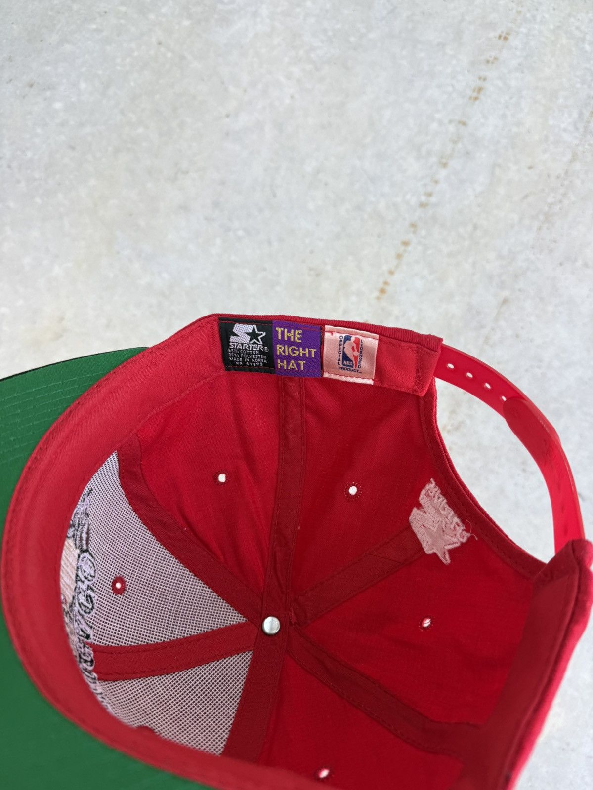 Starter × Vintage Vintage 90s Chicago Bulls Basketball Starter Snapback Hat Size ONE SIZE - 4 Thumbnail