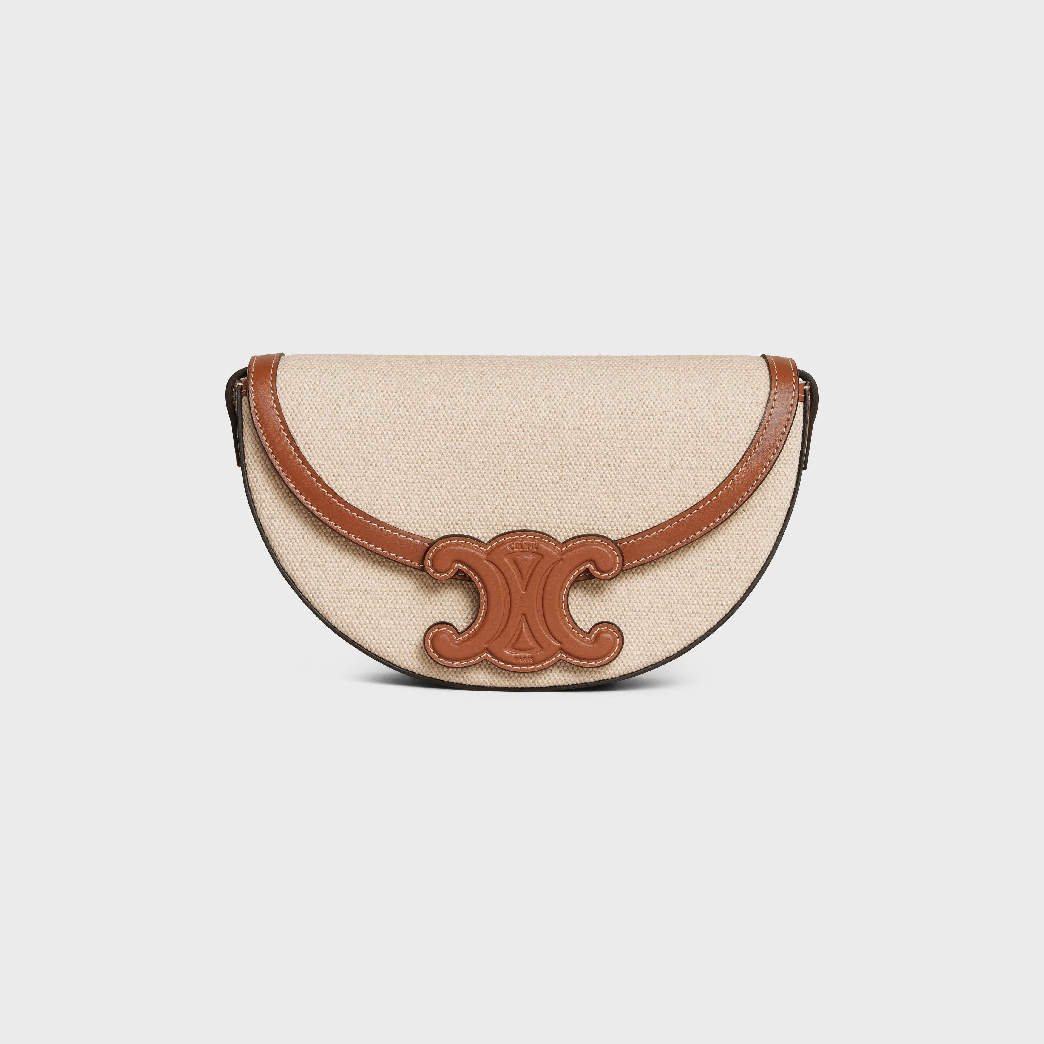 o1bcso1str1024 Size: OS / Calfskin Shoulder Bag in Beige/Tan