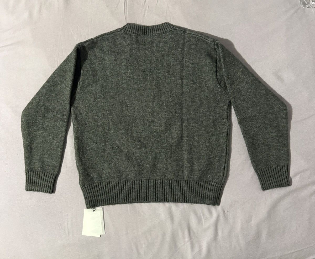 Other Gray crewneck sweater with teddy bear embroidery soft knit Size L / US 10 / IT 46 - 4 Thumbnail