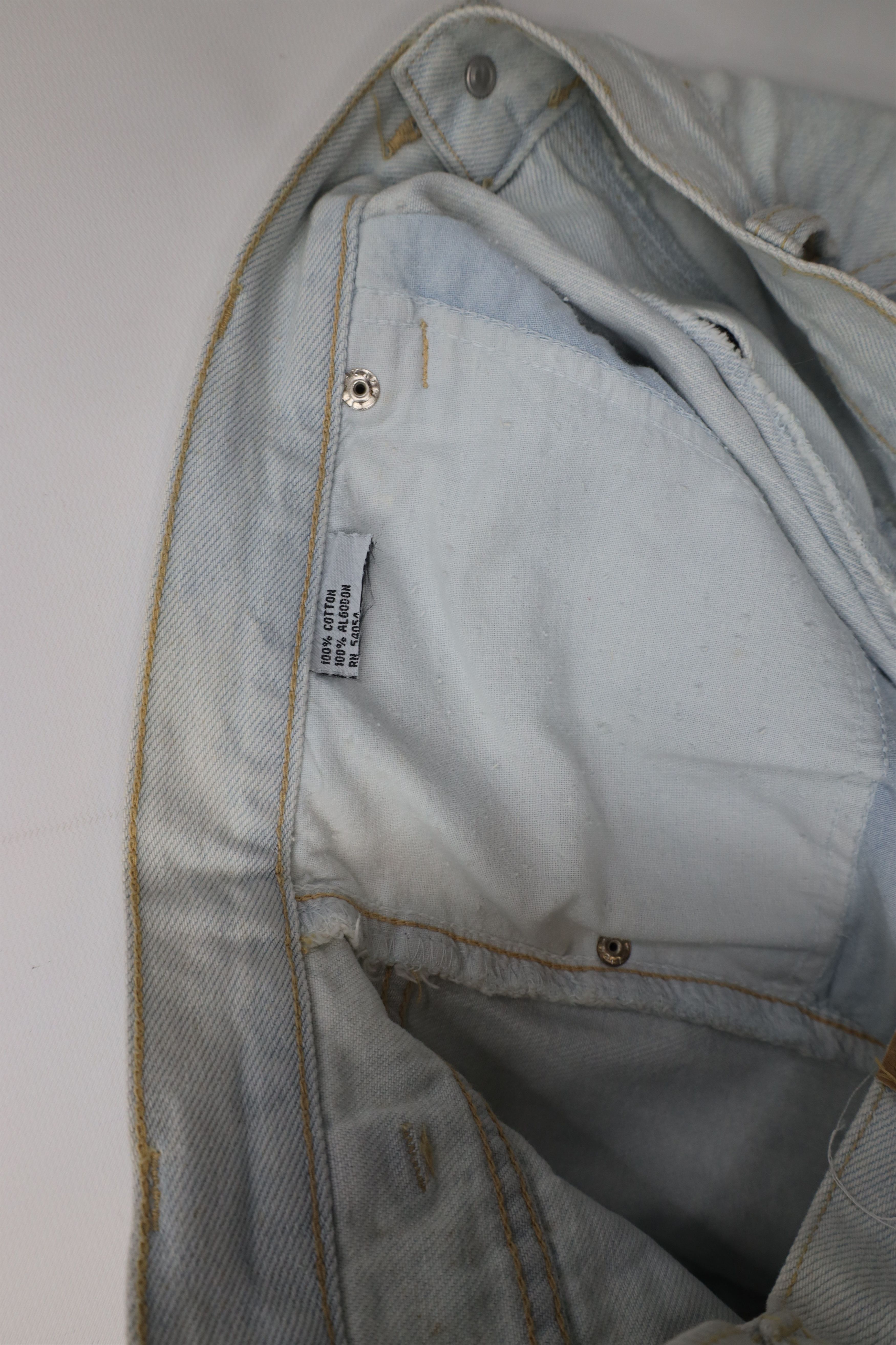 Vintage Vintage 90s Streetwear Baggy Relaxed Fit Denim Jean Shorts Size US 34 / EU 50 - 9 Thumbnail