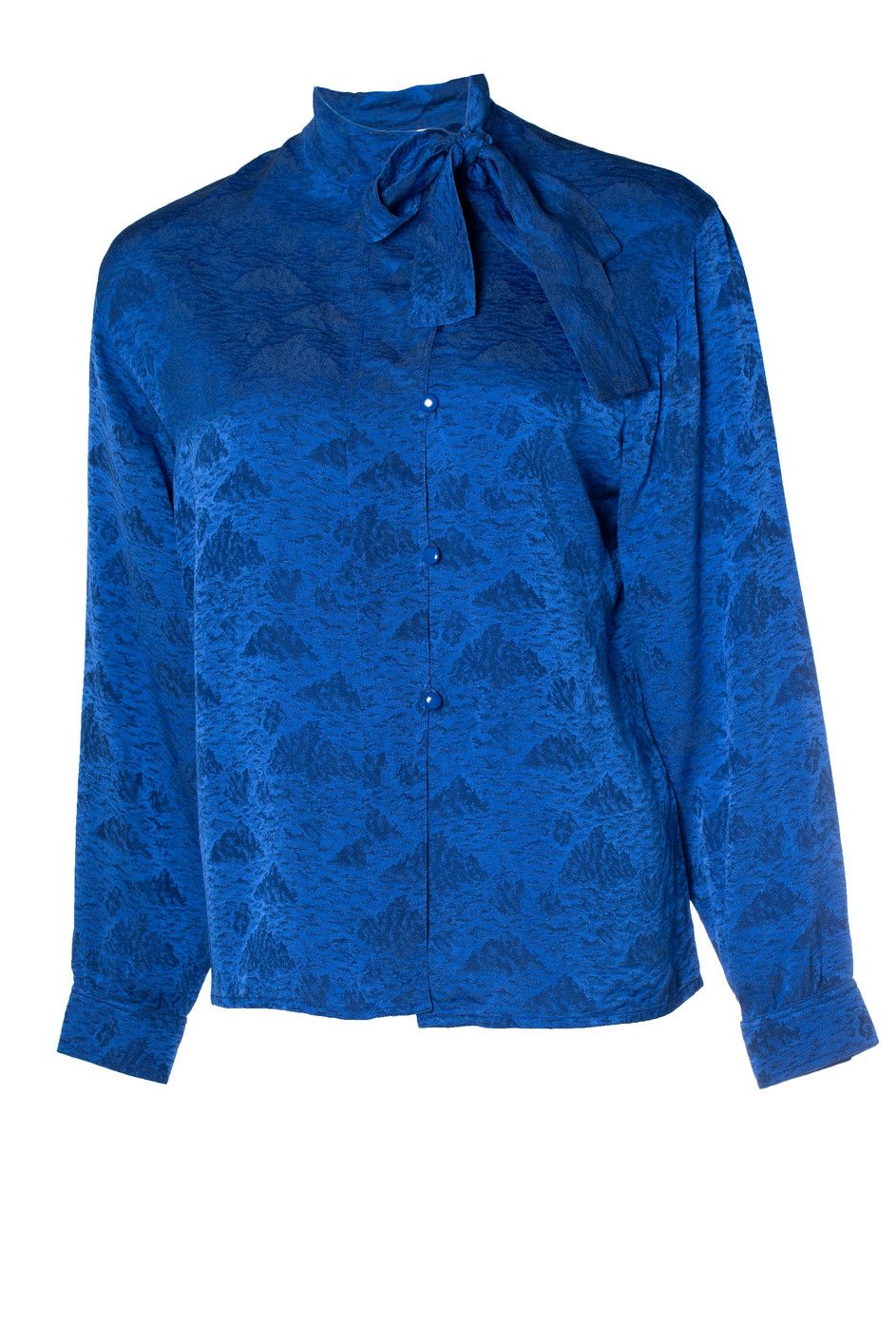 Dior Christian Dior, vintage blue blouse Size M / US 6-8 / IT 42-44 - 1 Thumbnail