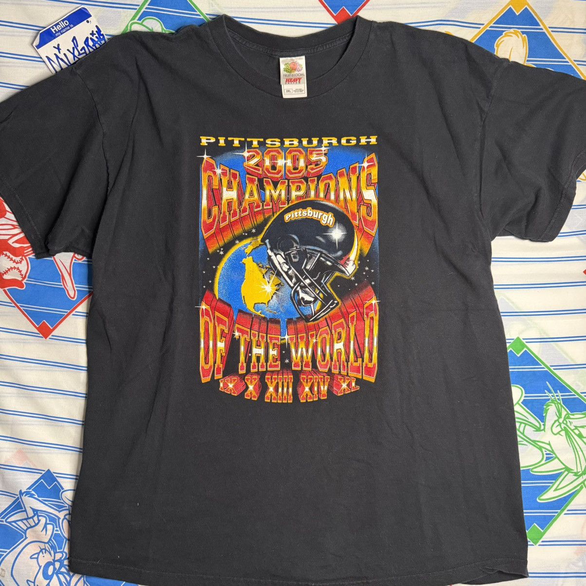 Hanes 2005 Pittsburgh Steelers NFL xxl Size US XXL / EU 58 / 5 - 1 Thumbnail