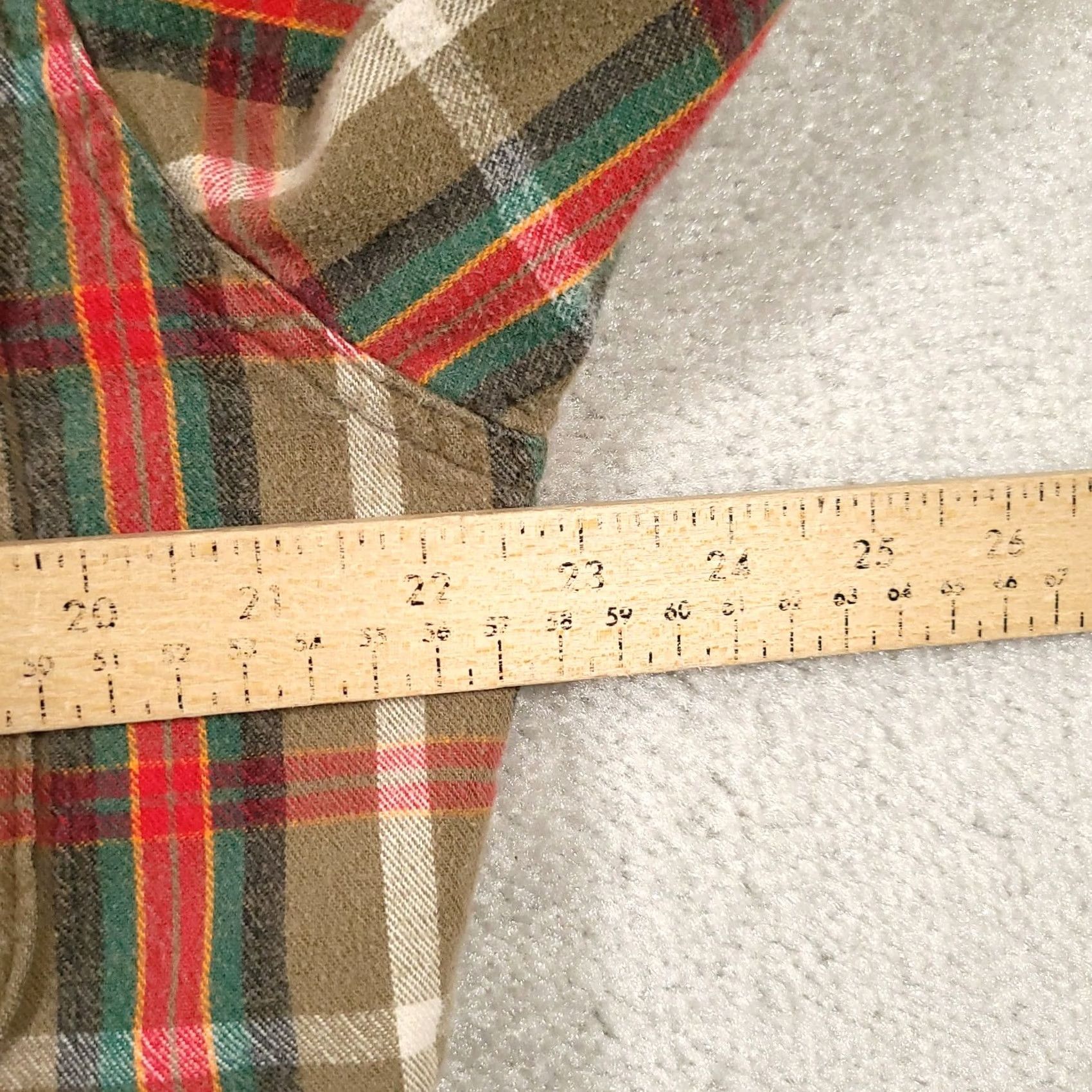 Vintage VINTAGE OshKosh B’Gosh Flannel Shirt Plaid Green Re Mens MT Tall Grunge Size US M / EU 48-50 / 2 - 4 Thumbnail