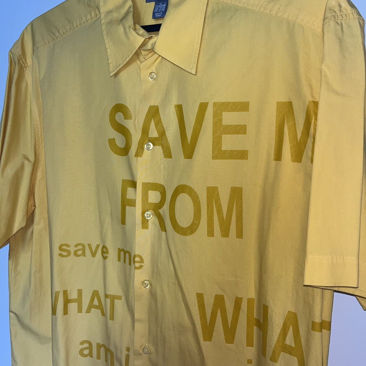 H&M SAVE ME FROM Shirt Size US XL / EU 56 / 4 - 2 Thumbnail