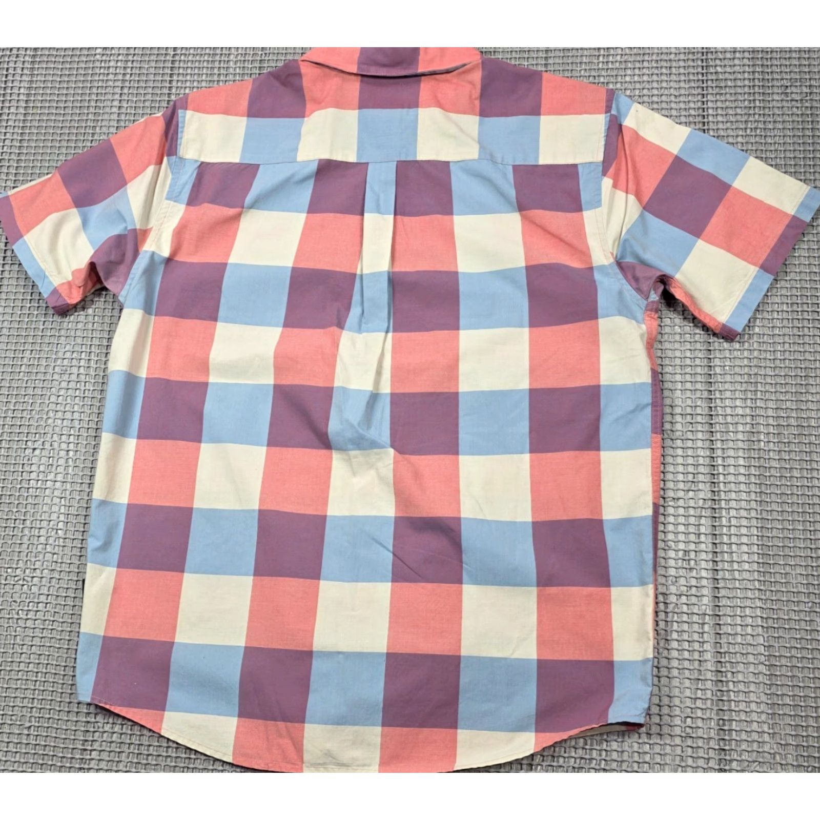Patagonia PATAGONIA Shirt Mens M Short Sleeve Button-Down Fezzman Pink Blue Multi Check Plaid Front Pocket Vintage No Size US M / EU 48-50 / 2 - 6 Thumbnail