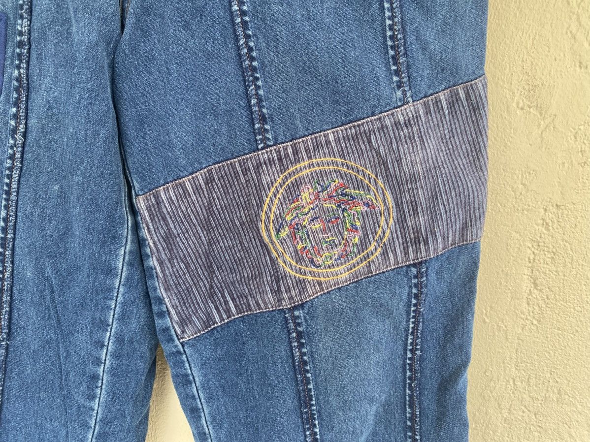 Versace Versace Medusa Spellout 90s Denim Size US 29 - 3 Thumbnail