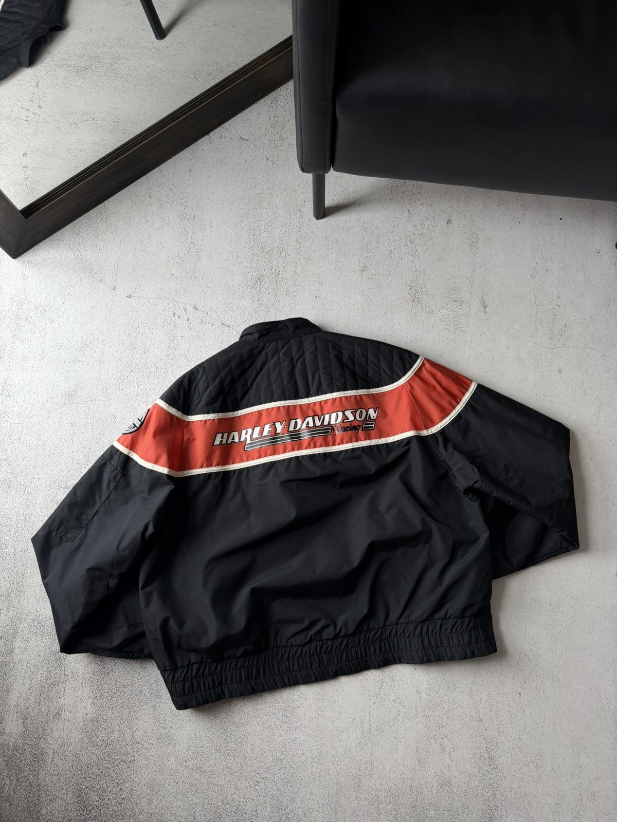 Harley Davidson Harley Davidson HD Vintage Made USA Motorcycles Logo Jacket Size US L / EU 52-54 / 3 - 12 Thumbnail